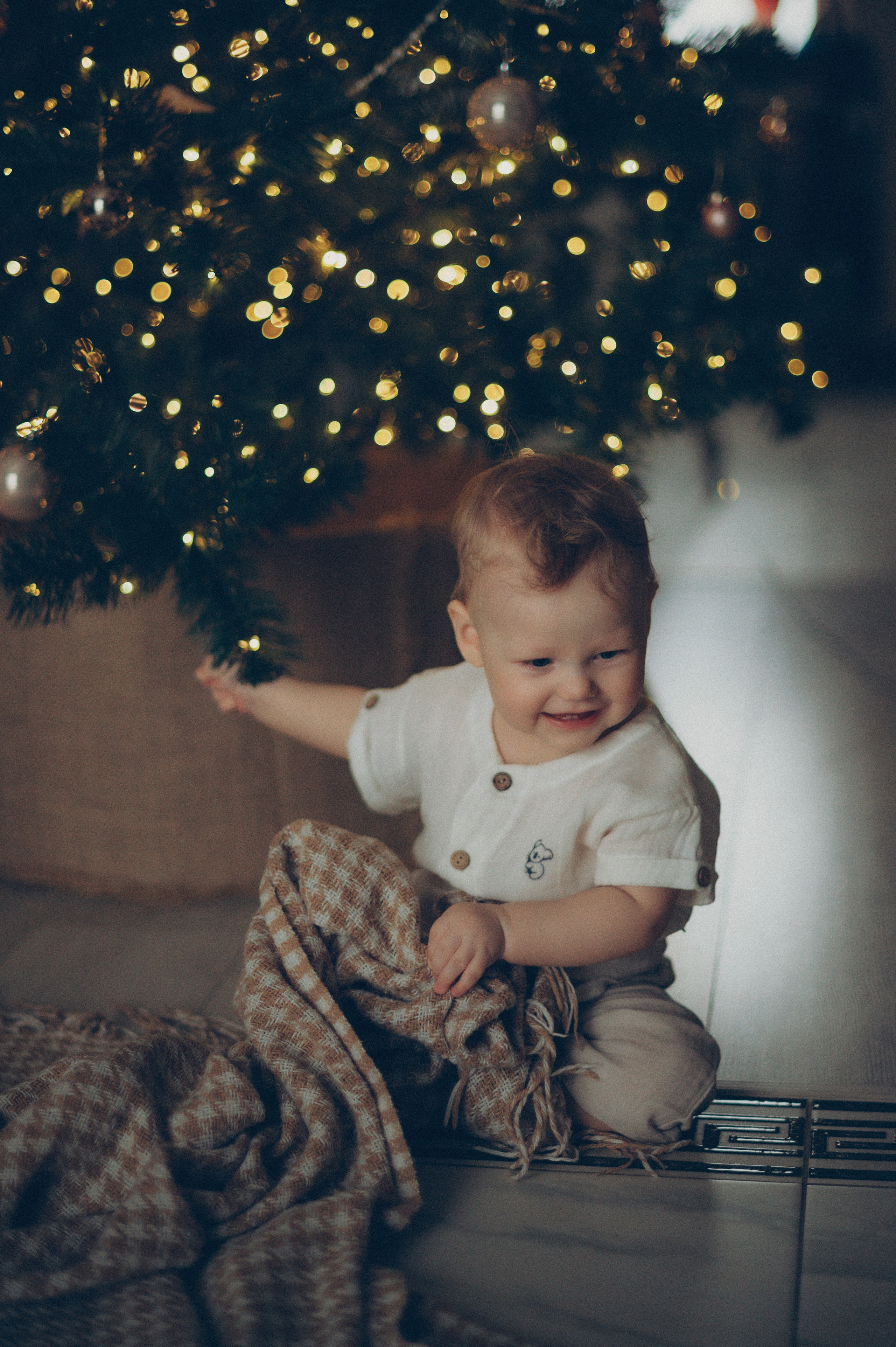 Лева, Жанна и Владимир (новогодняя домашняя). Фотограф, г. Лесной Свердловской области