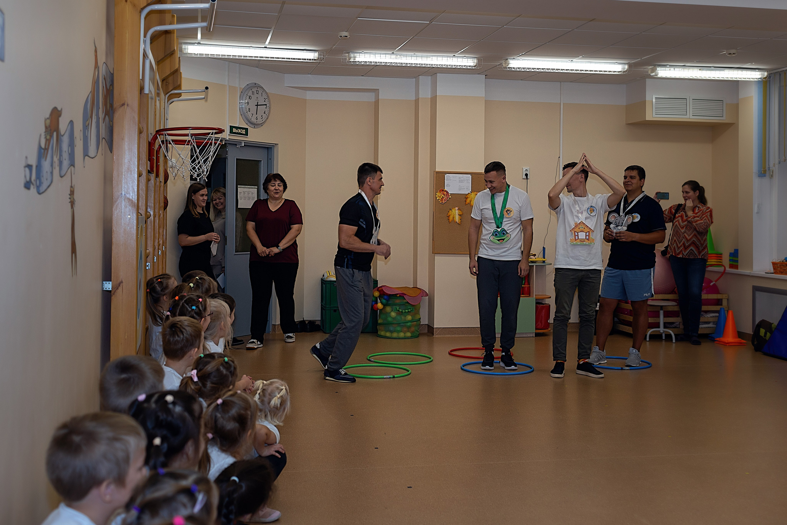 День пап в детском саду_2024. Семейный фотограф в Санкт-Петербурге