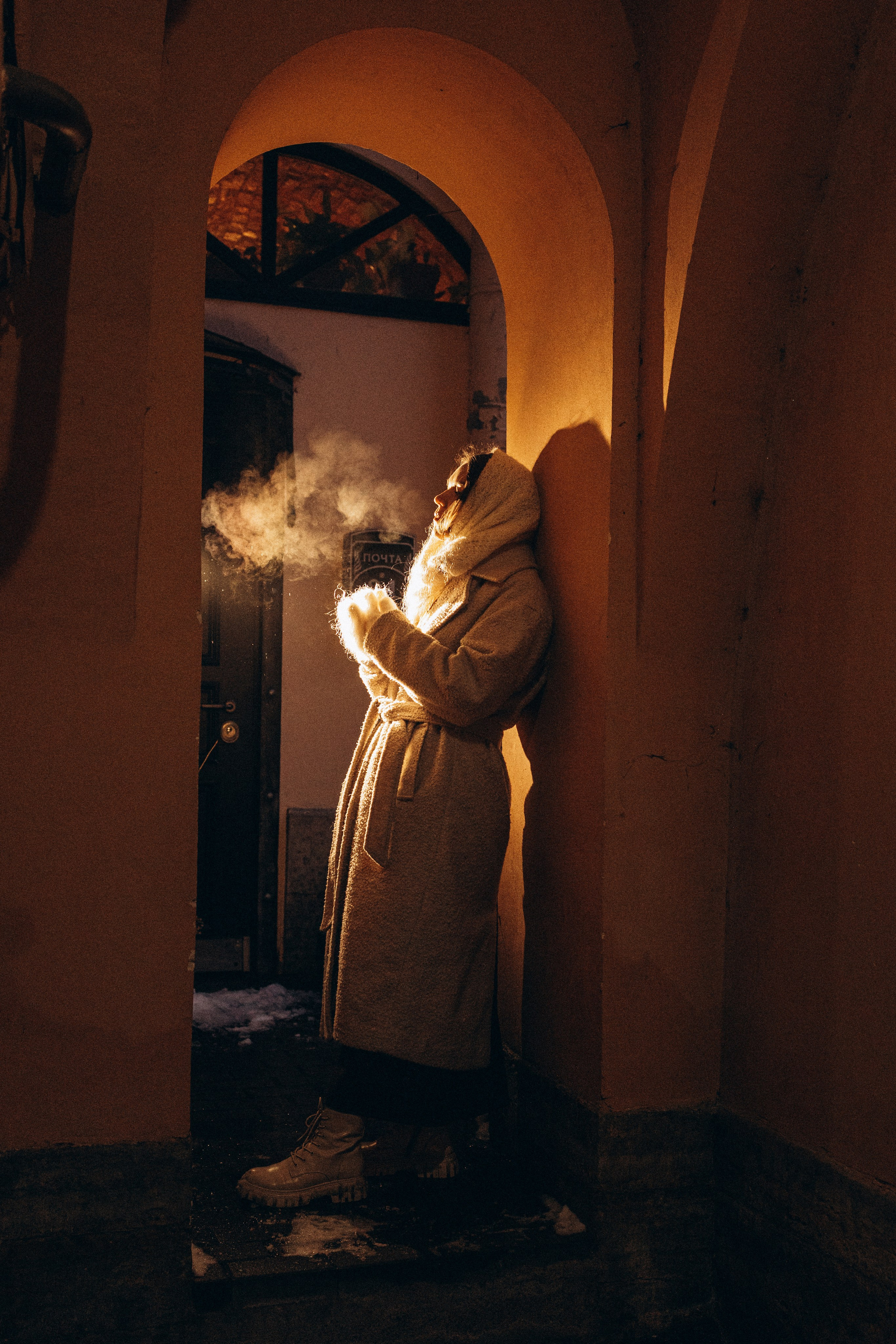 В объятьях снега и Невы. Семейный фотограф в Санкт-Петербурге Лена Соколова