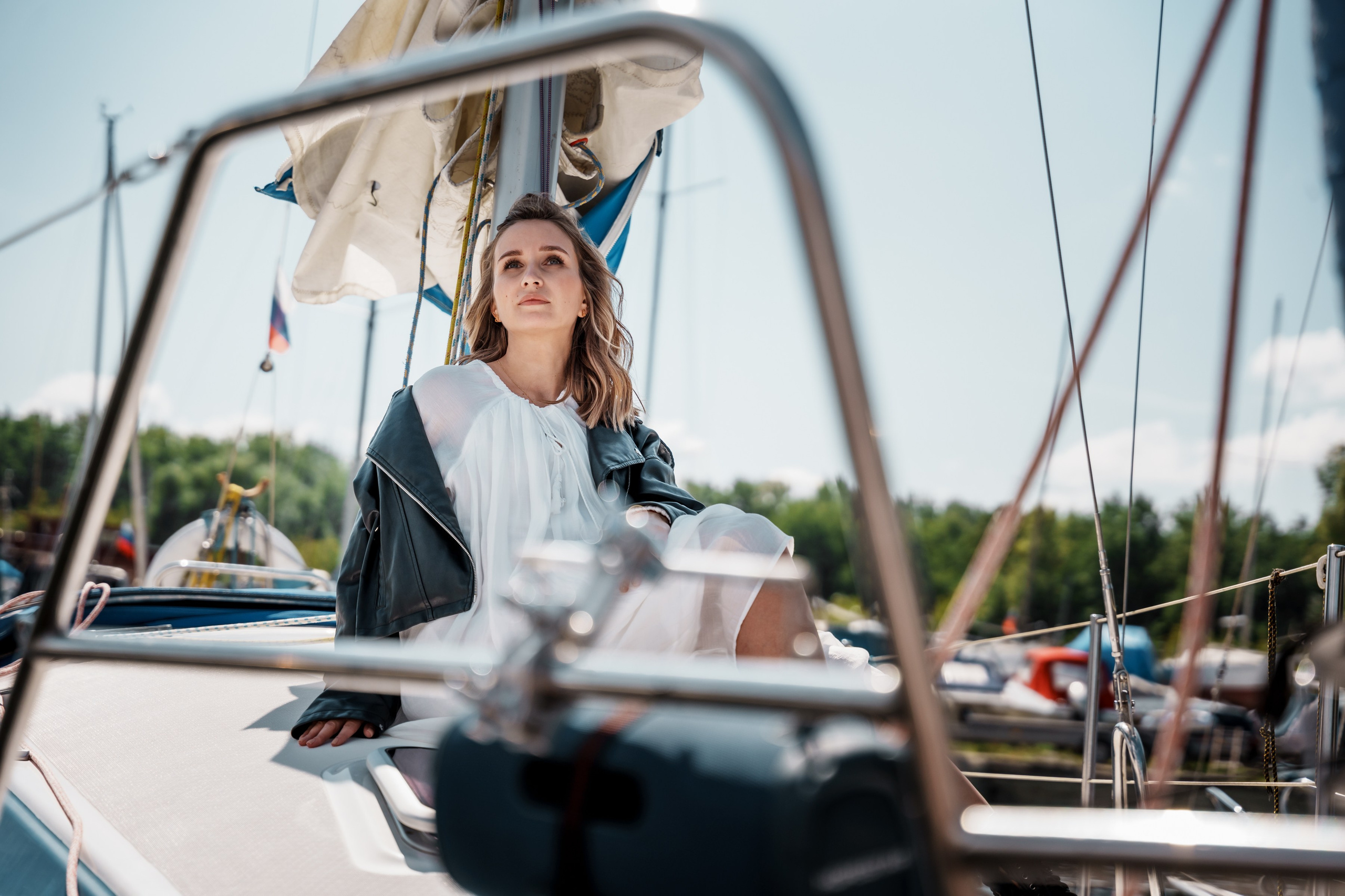 На яхте. Ольга Плаксина фотограф в Саратове
