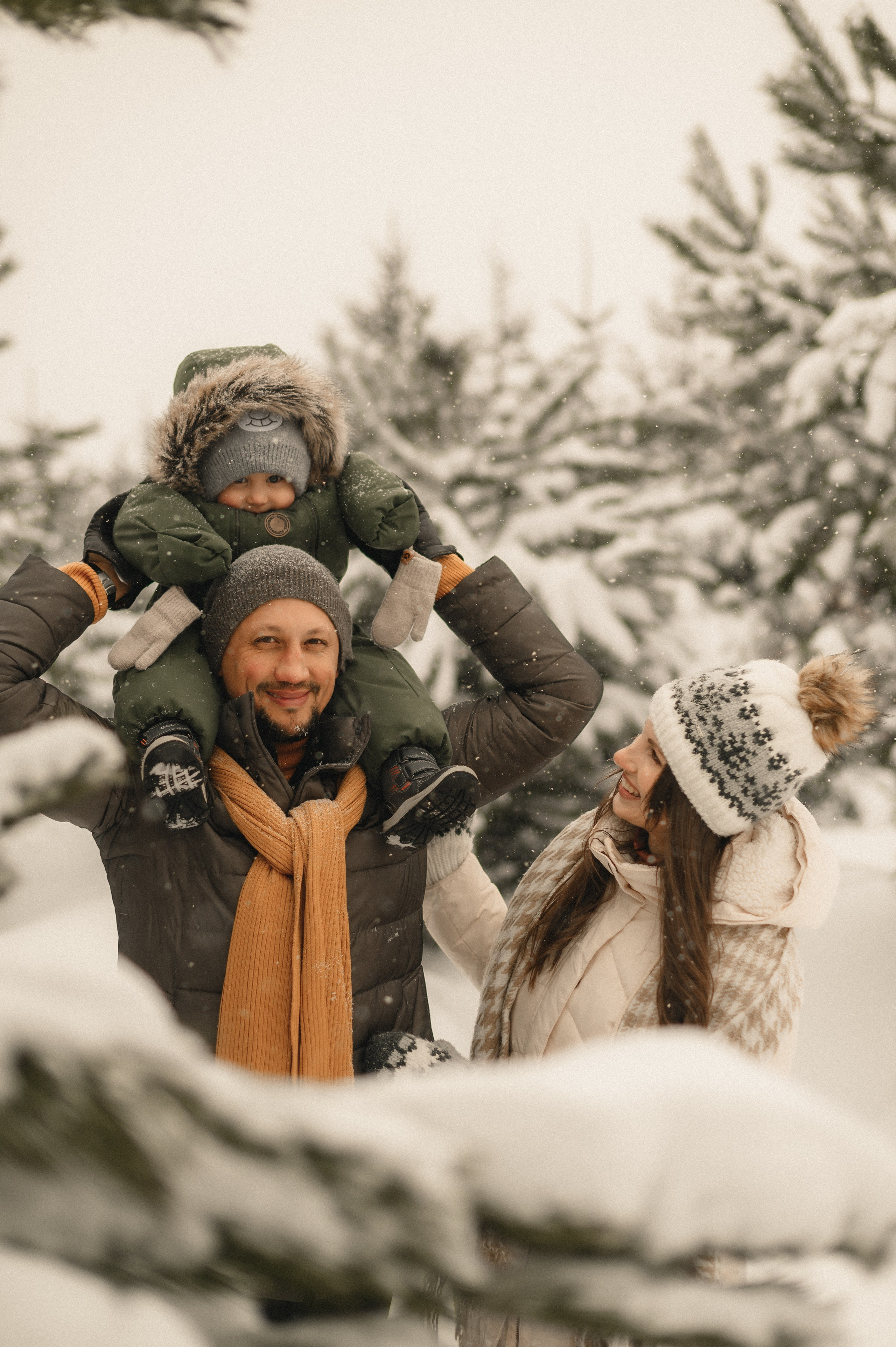 Прогулка в снегопад. Семейный фотограф в г. Ставрополь, Сорокина Мария