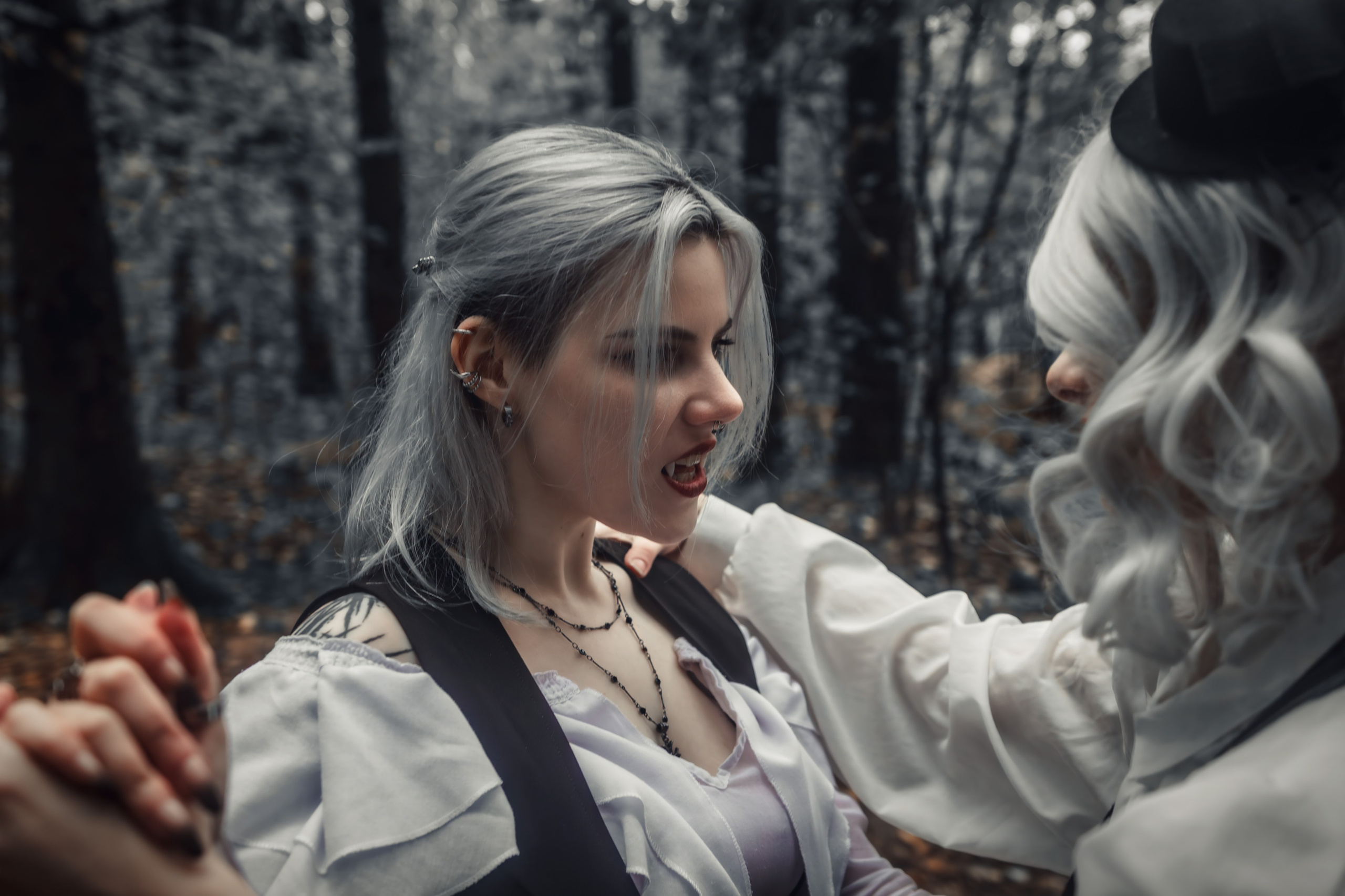 Фотосессия Вампиры в лесу