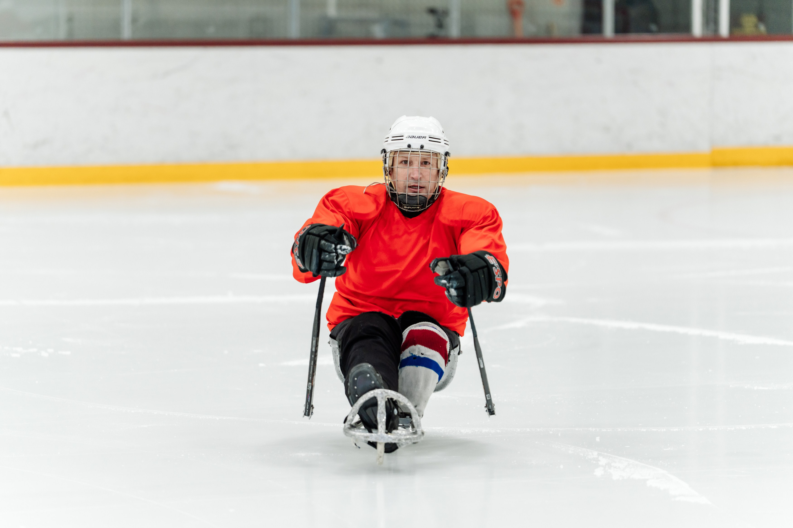 Игра в следж хоккей приуроченная 23.02.26 в арене Сталкер