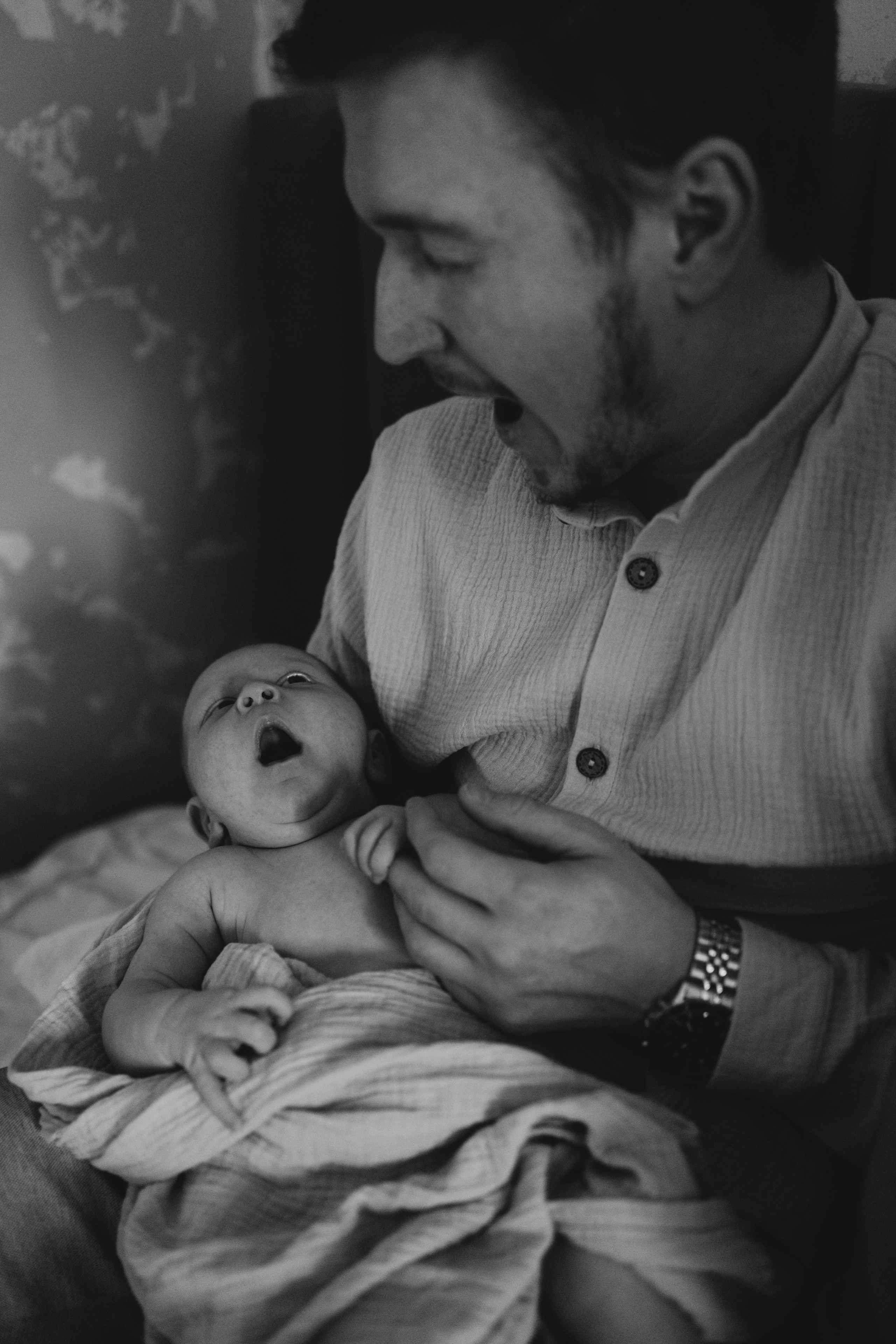 Домашняя фотосессия новорожденного (newborn). Семейный фотограф Москва Юлиана Фетисова