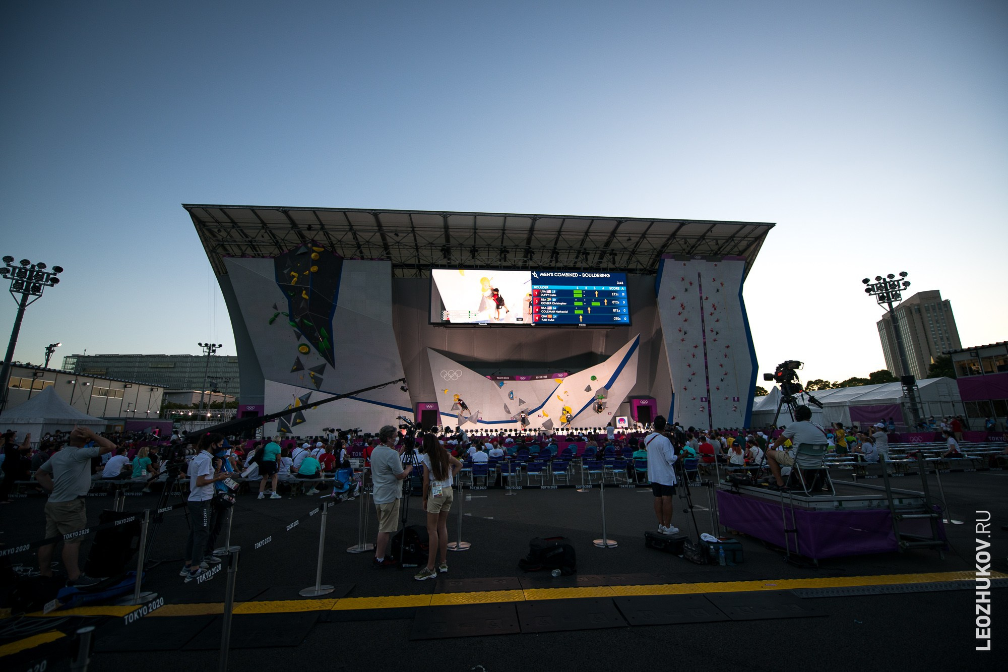 Tokyo-2020 Olympic games. Sports photographer Leonid Zhukov
