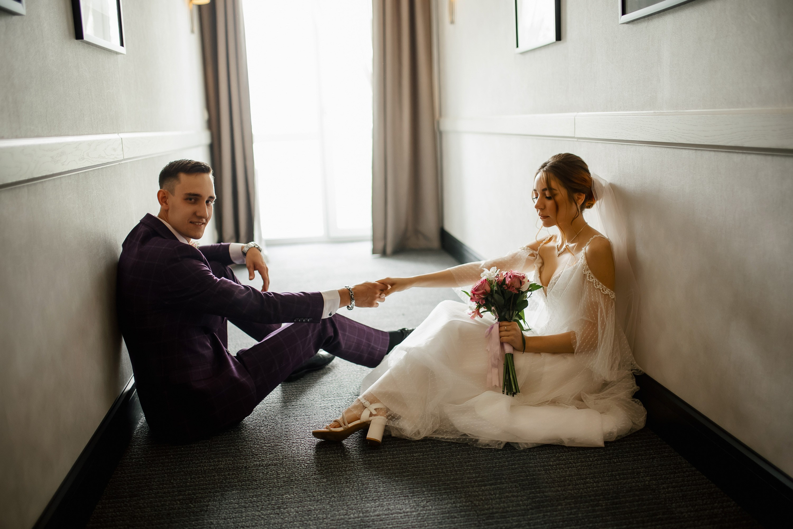 Ксения и Максим. Сборы Sopka. Прогулка по городу. Свадебный фотограф в Хабаровске
