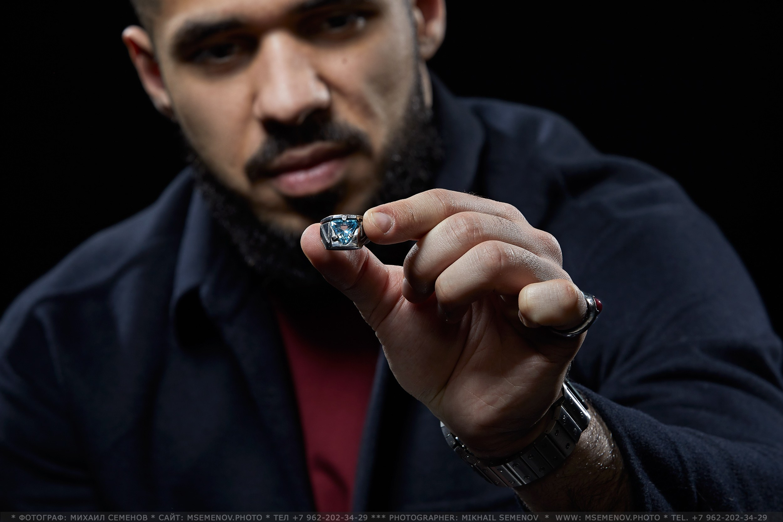 Рекламная фотосъемка мужских украшений г. Ярославль Фотограф Михаил Семенов