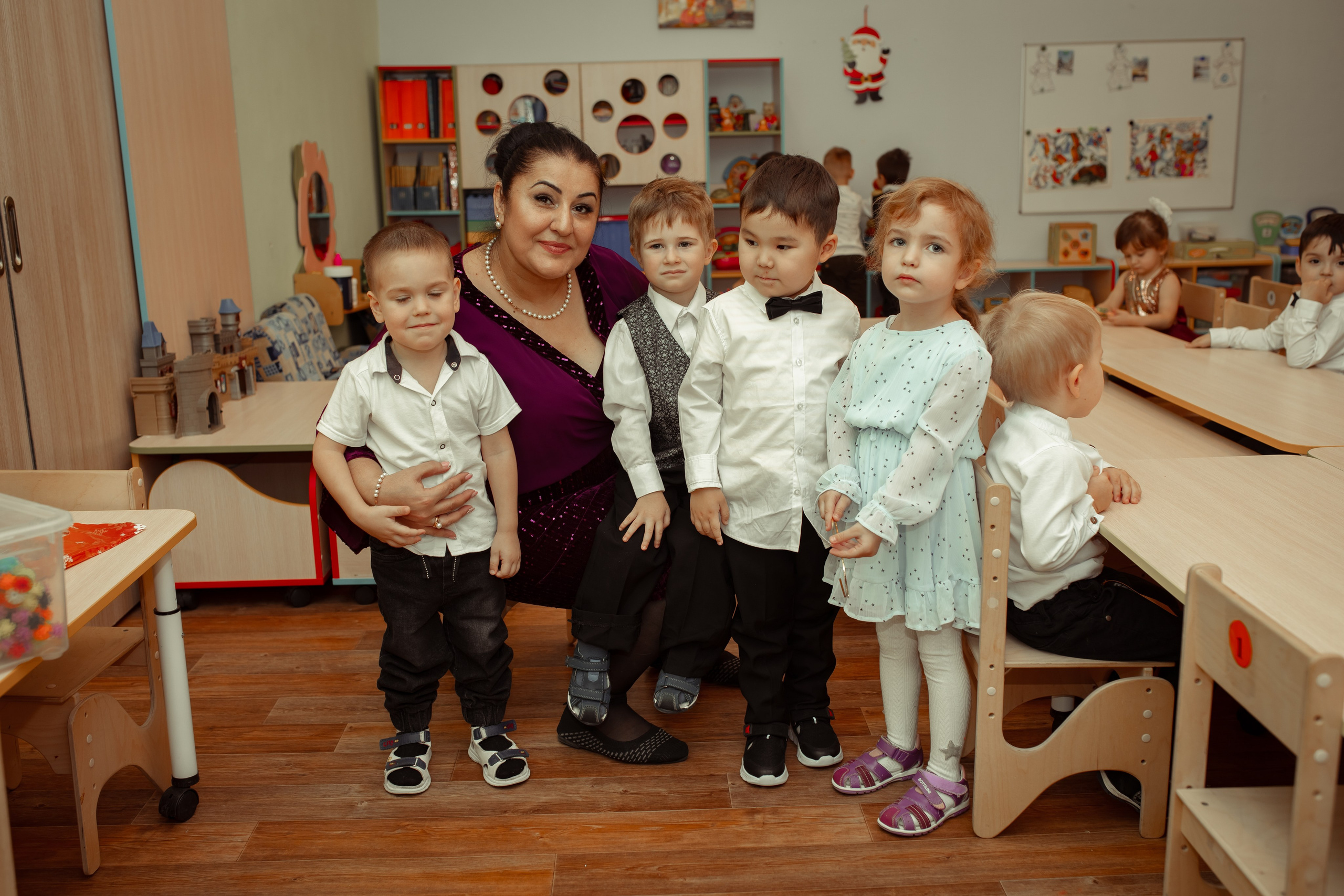 Новогодний утренник в детском саду. Семейный и детский фотограф в Москве Дорогова Екатерина