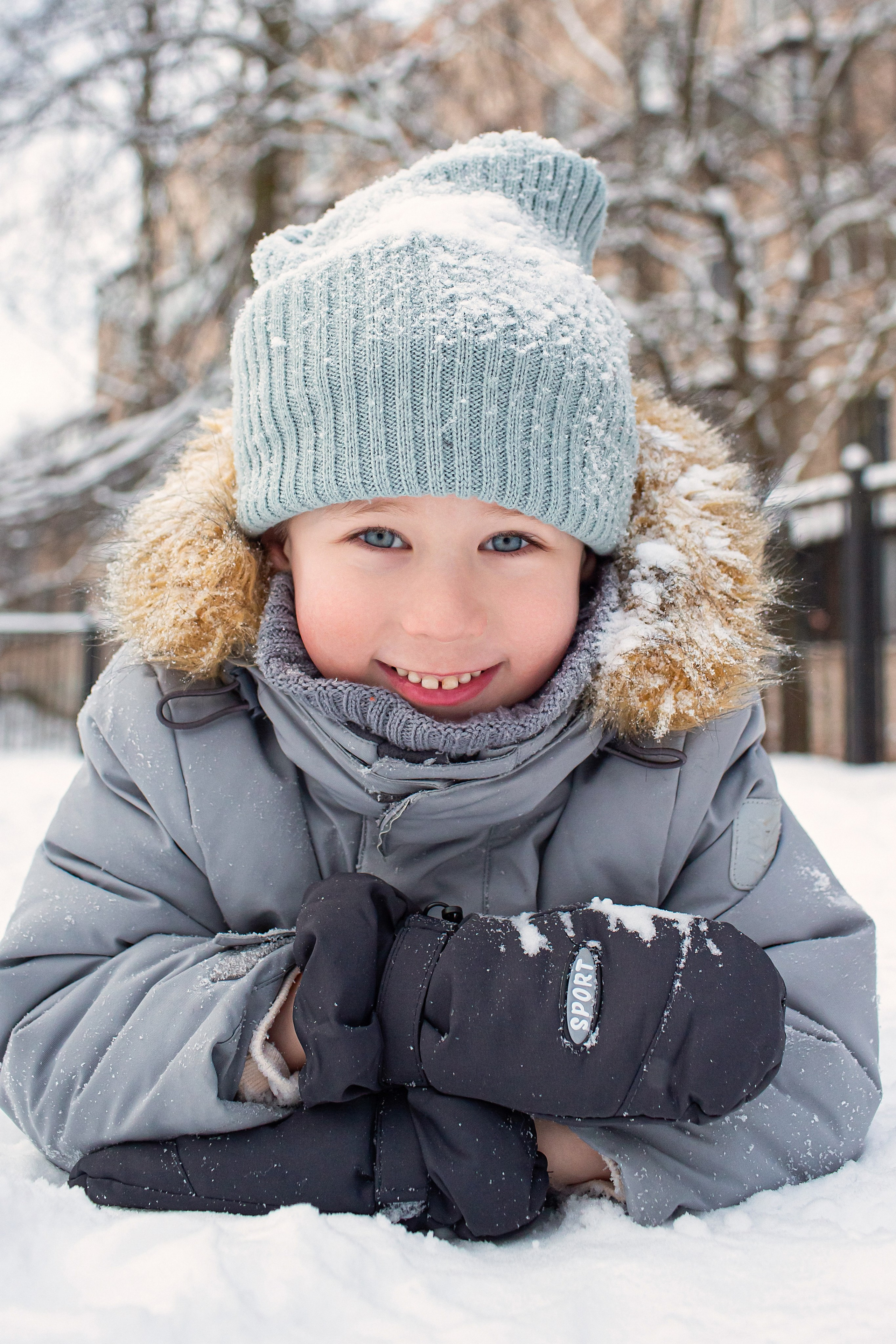 Зима в детском саду. Свадебный, семейный, детский фотограф в Санкт-Петербурге