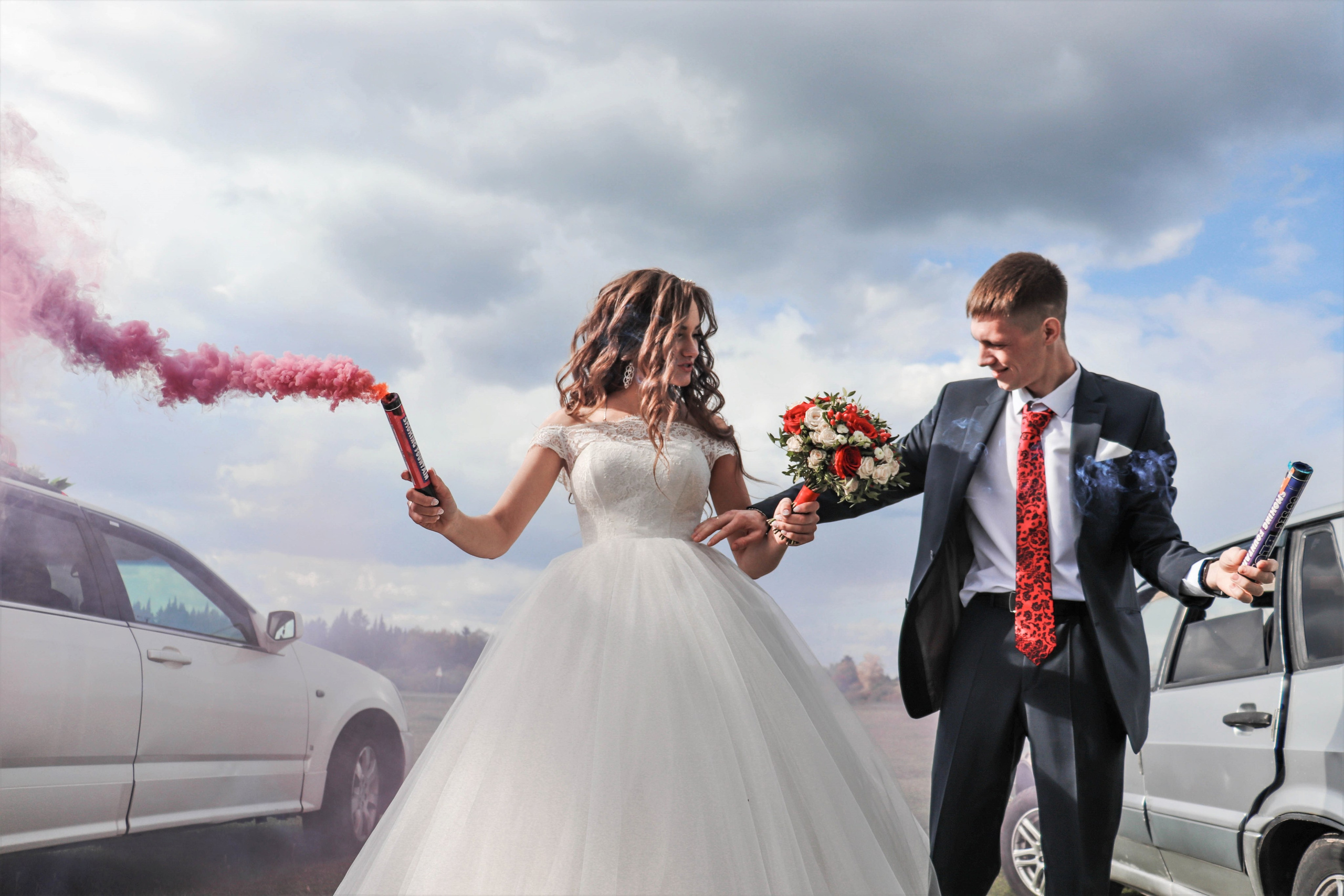 Свадебная прогулочная фотосессия в городе Томск и Северск