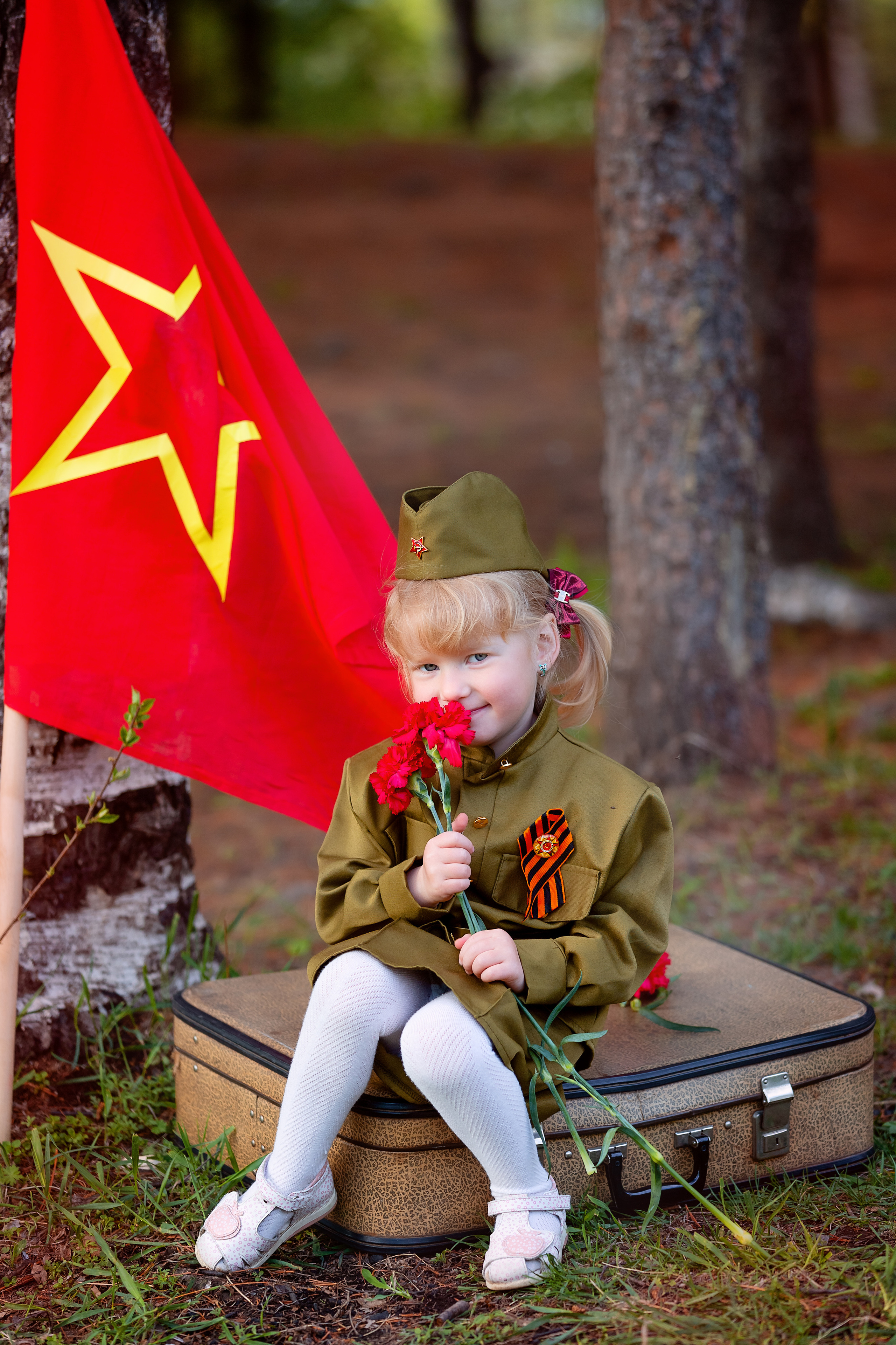 День Победы! Ксения и Полина. Стильный выпускной альбом Владивосток фотограф Вероника Мигачева