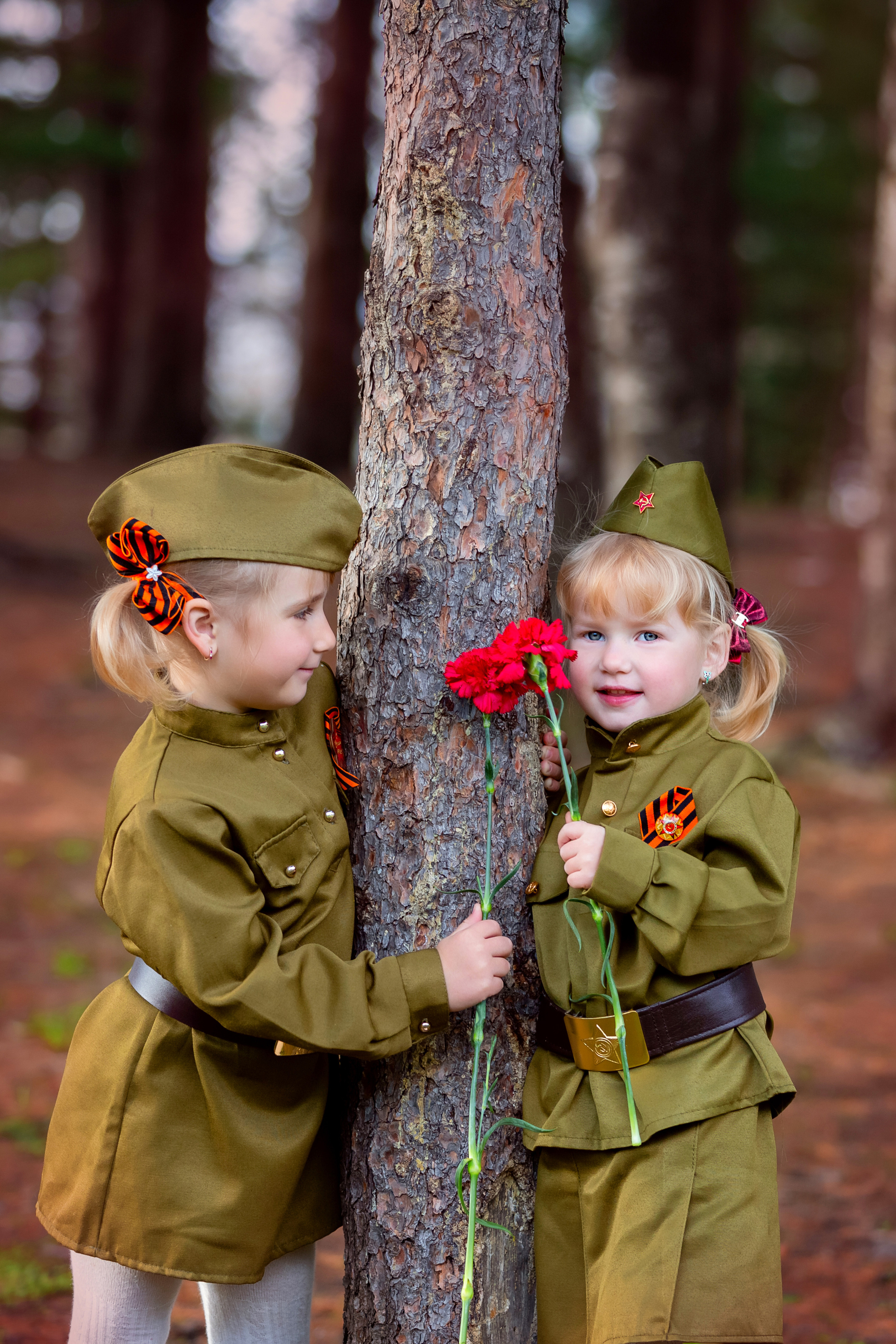 День Победы! Ксения и Полина. Стильный выпускной альбом Владивосток фотограф Вероника Мигачева