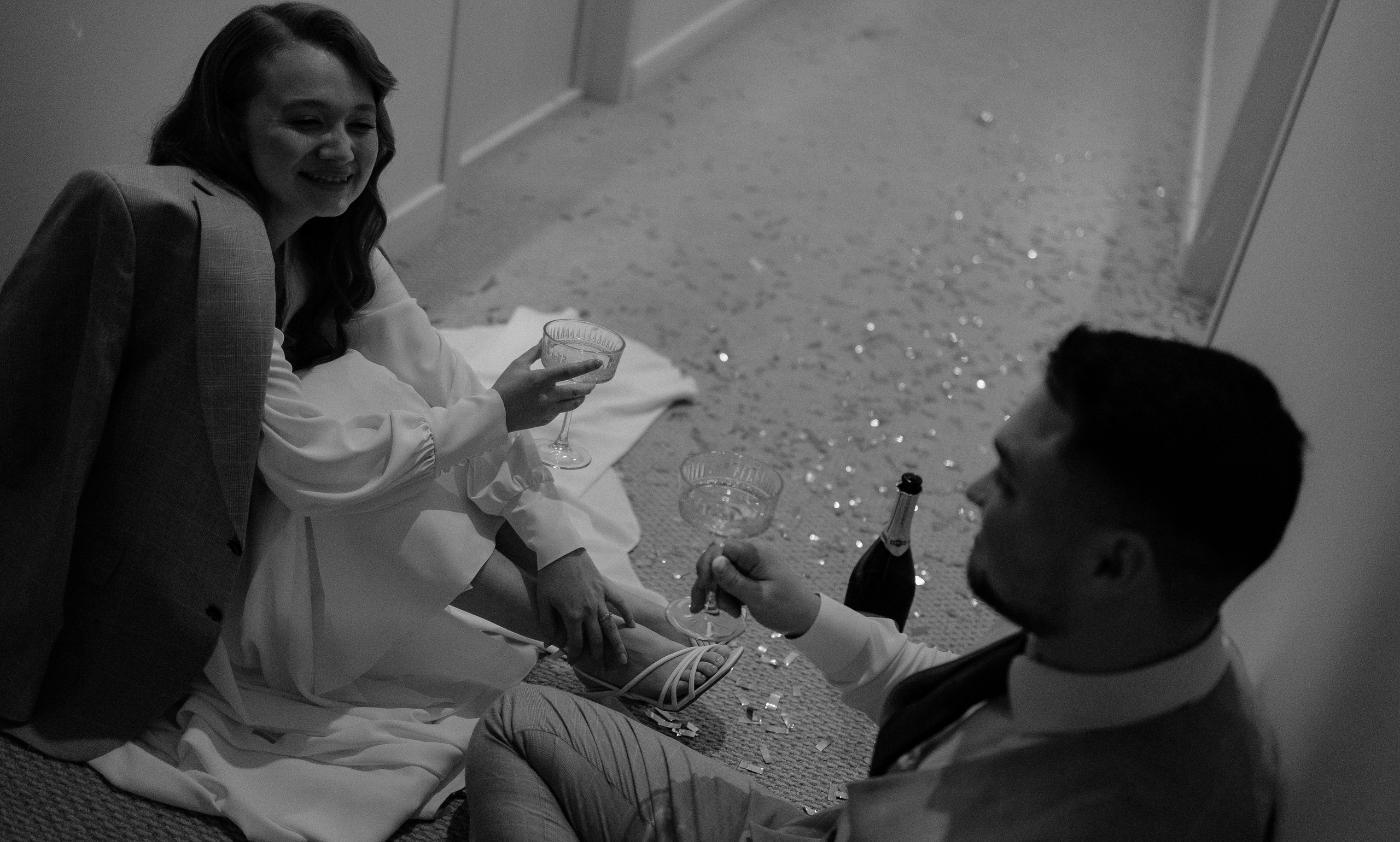 И в конце вечера мы выпьем шампанское за наш день