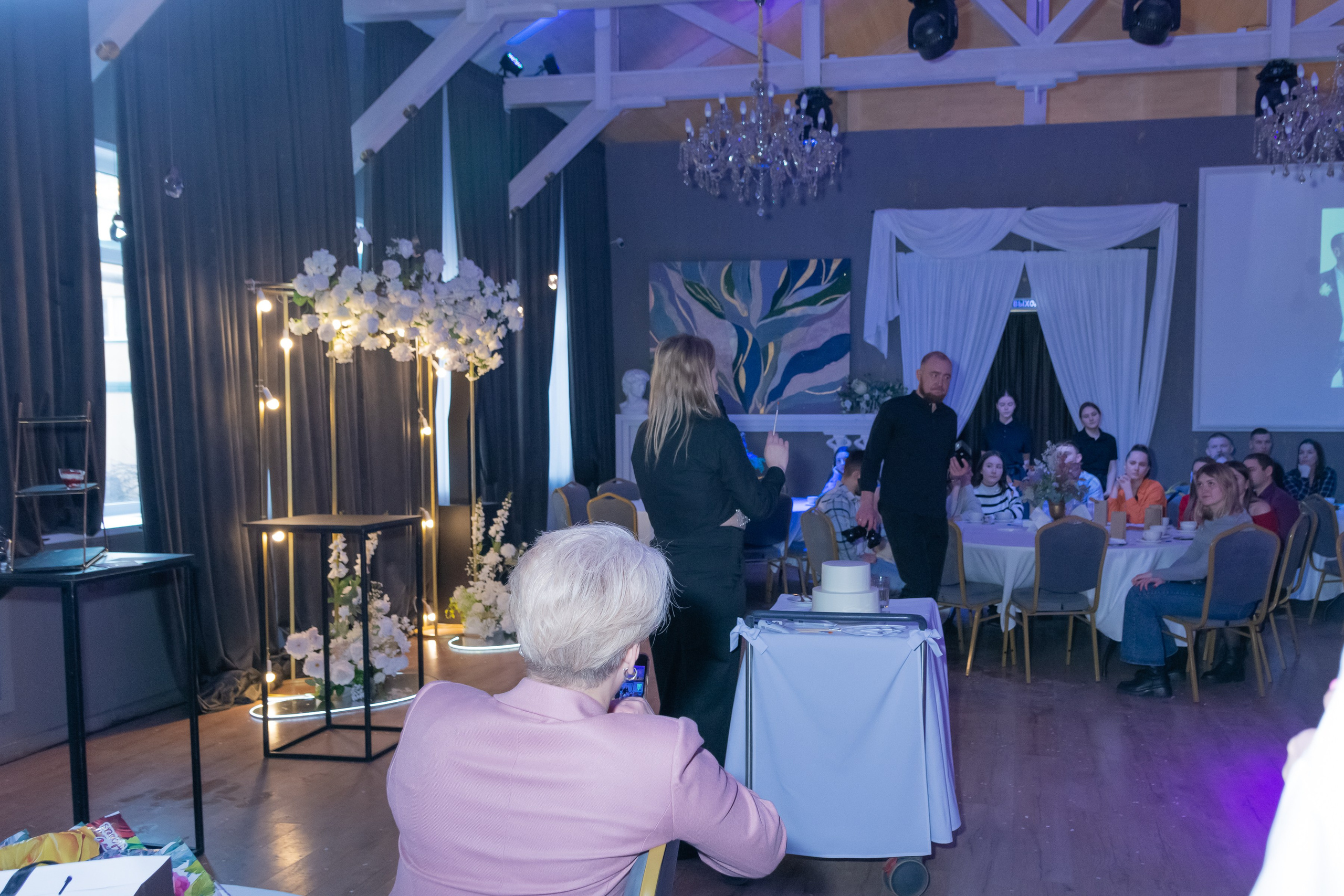 Свадебное чаепитие для молодоженов