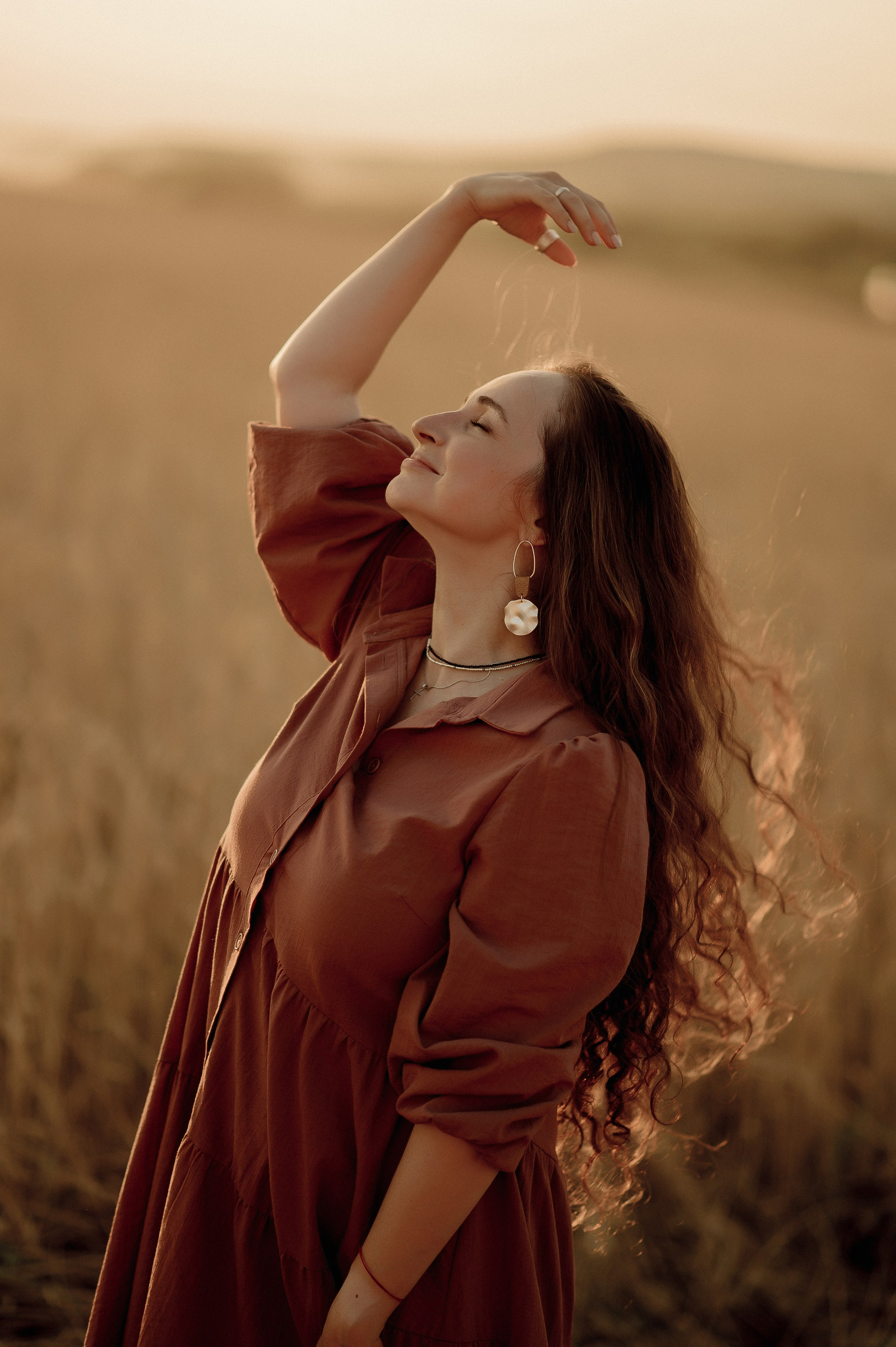 В пшенице. Фотограф Мария Стрелкова