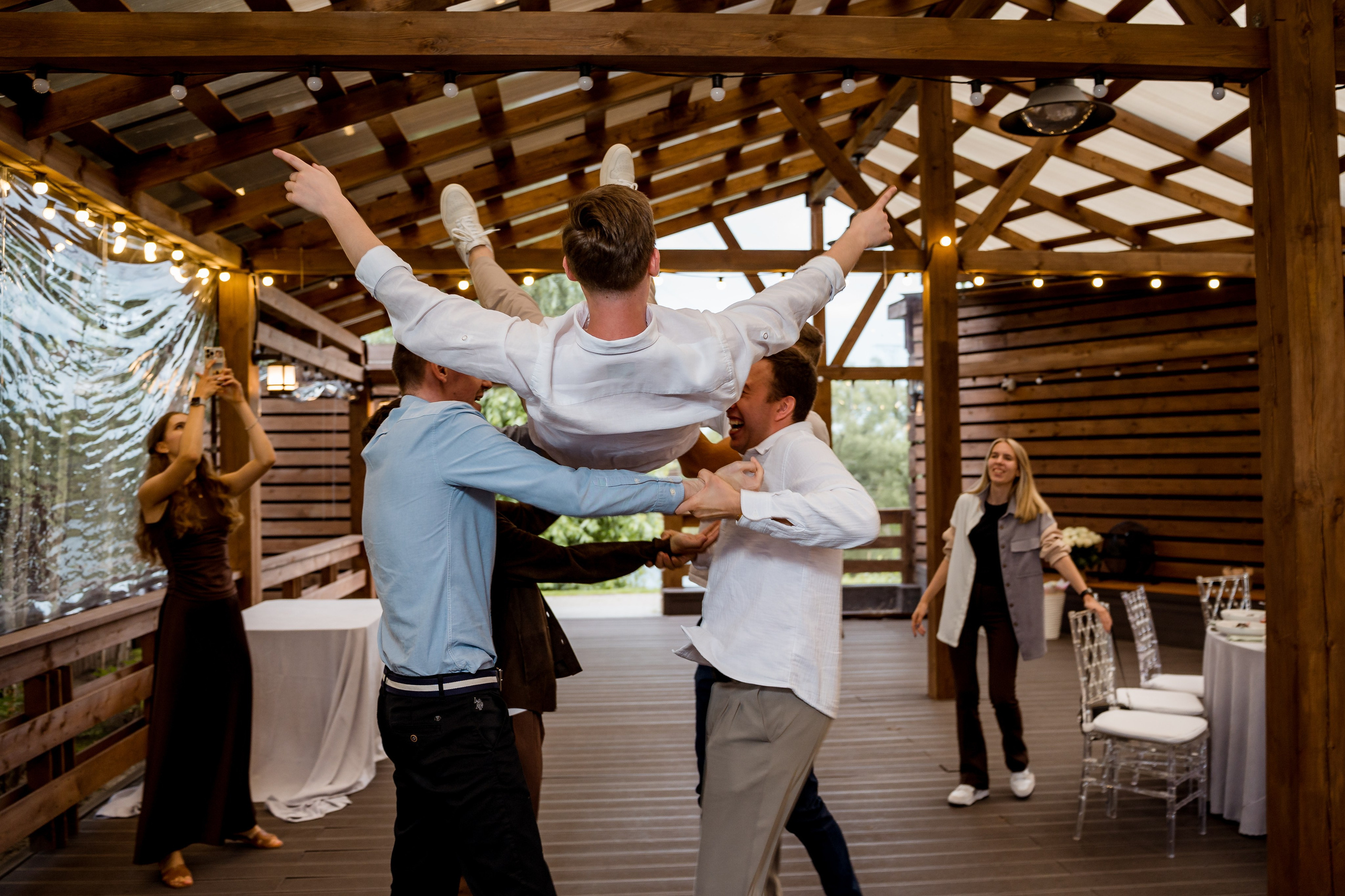Иван и Дарья. Свадебный банкет, Теплица парк. Фотограф и видеограф в Москве и Московской области Мария Вишня