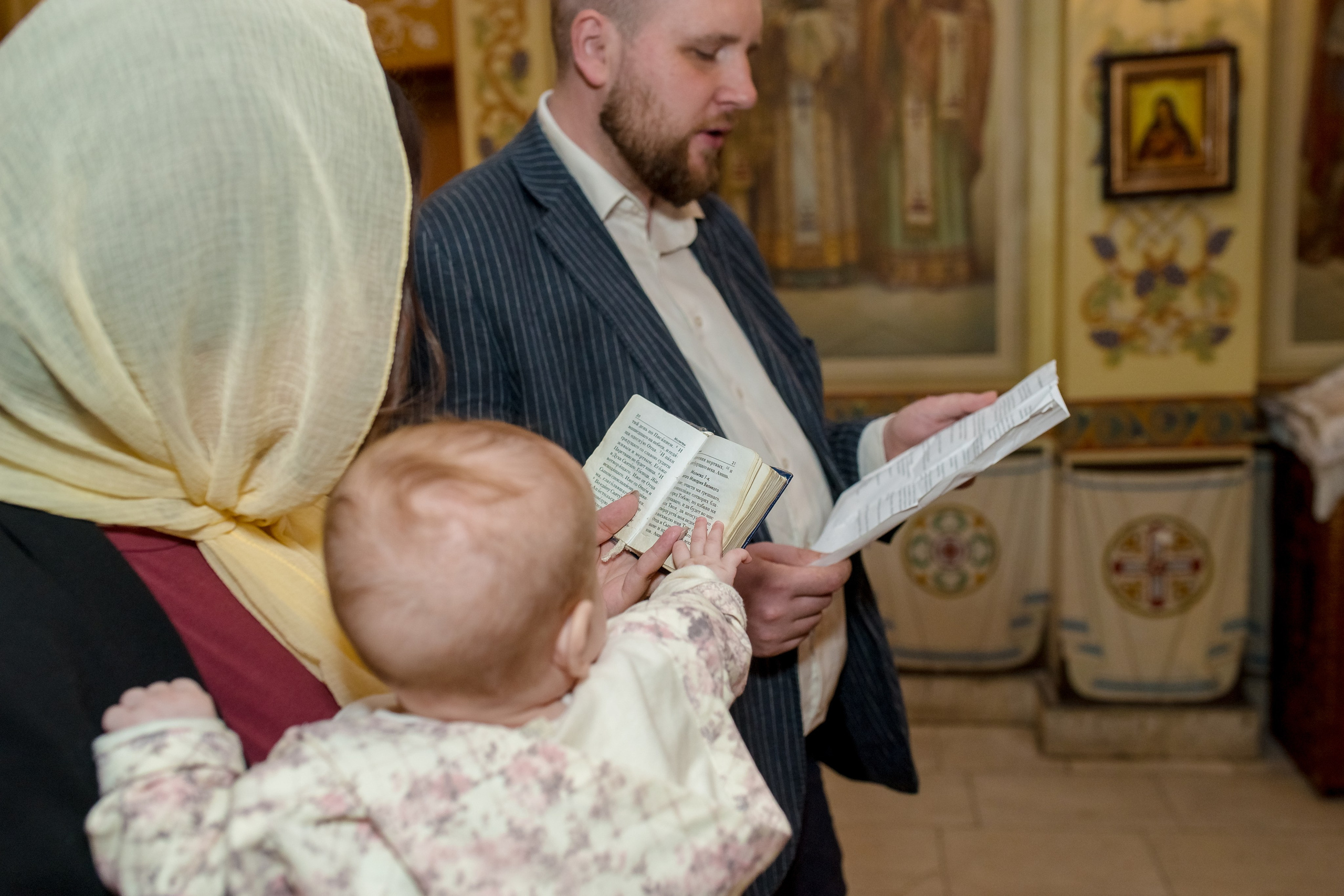 Крещение в Тропарёво. Фотограф Владимир Артамонов