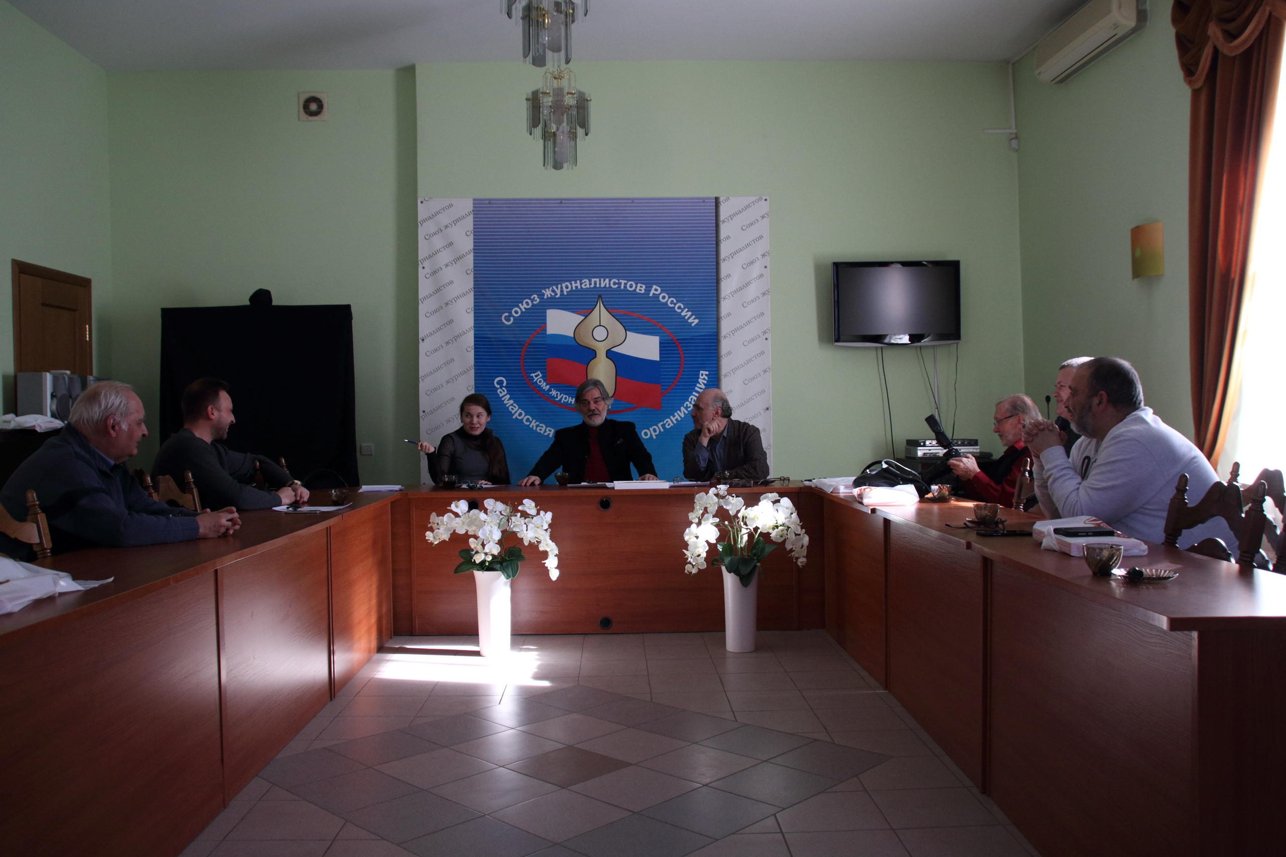 14.03.2018 Творческая встреча с В. Ю. Вяткиным. Фотообъединение Самарского областного отделения Союза журналистов России