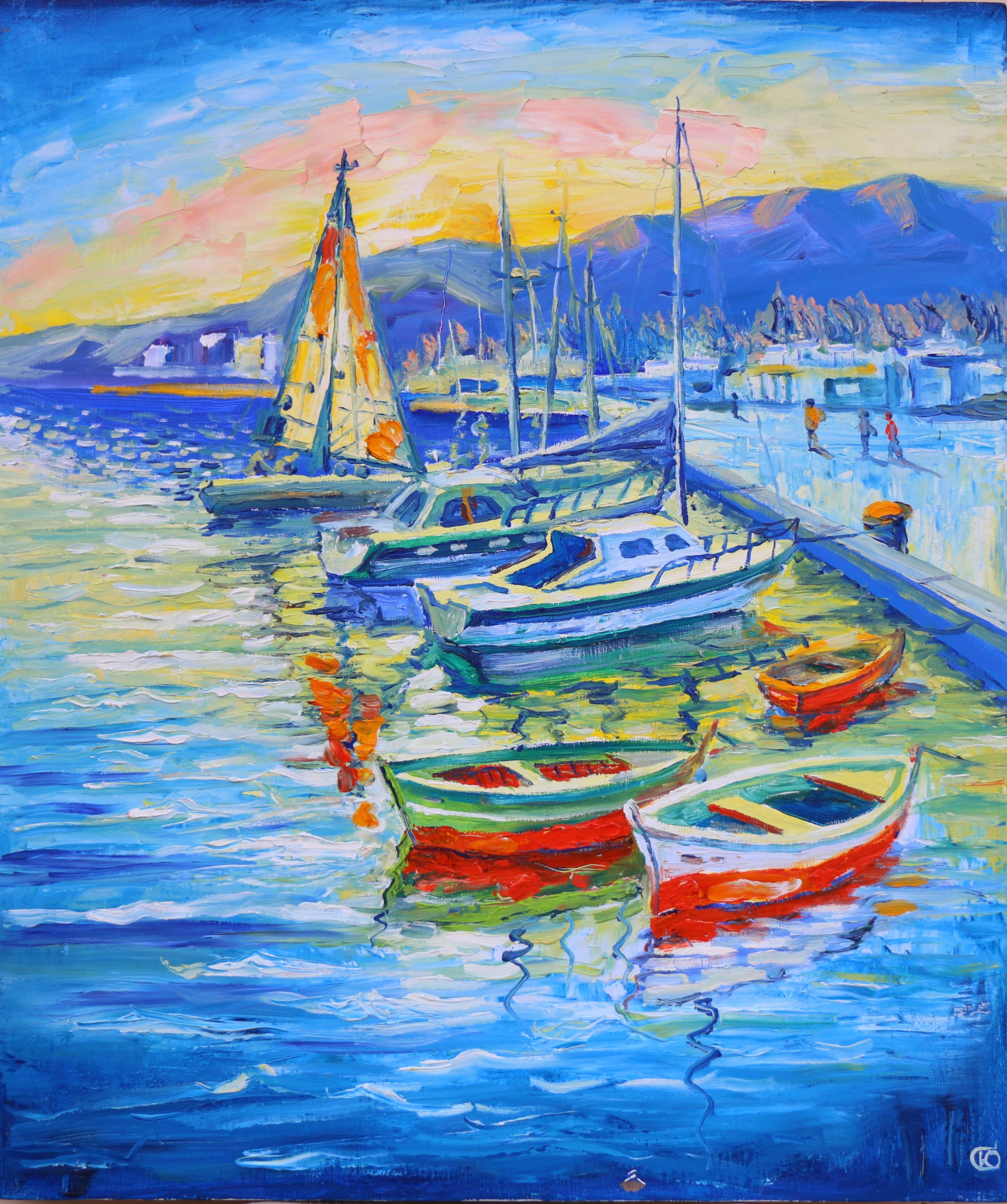 Морские пейзажи. Продажа картин маслом на холсте в г. Ялта