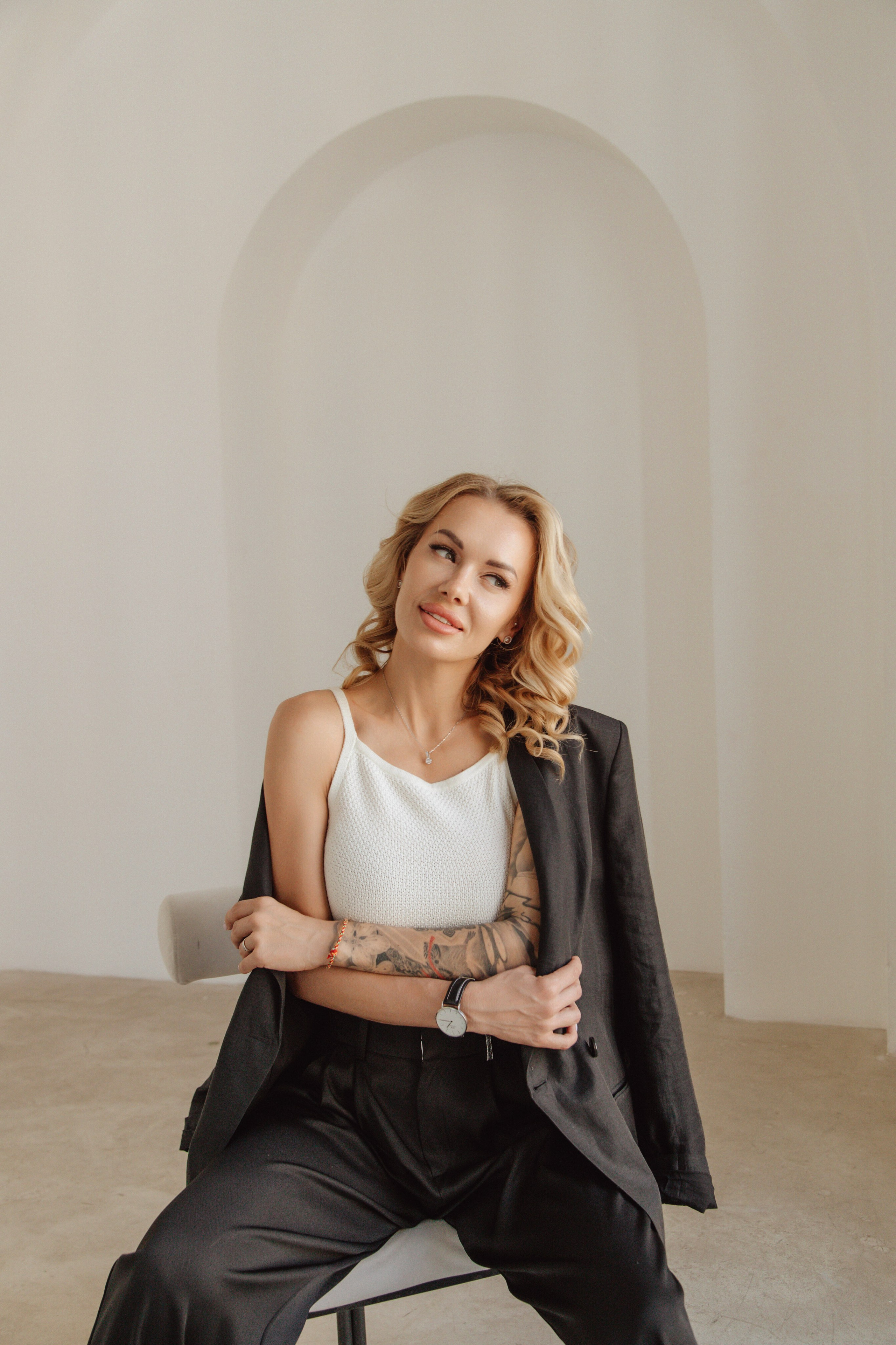 Олеся. Фотосессия на улице и в студии. Фотограф Ксения Третьякова, Санкт-Петербург