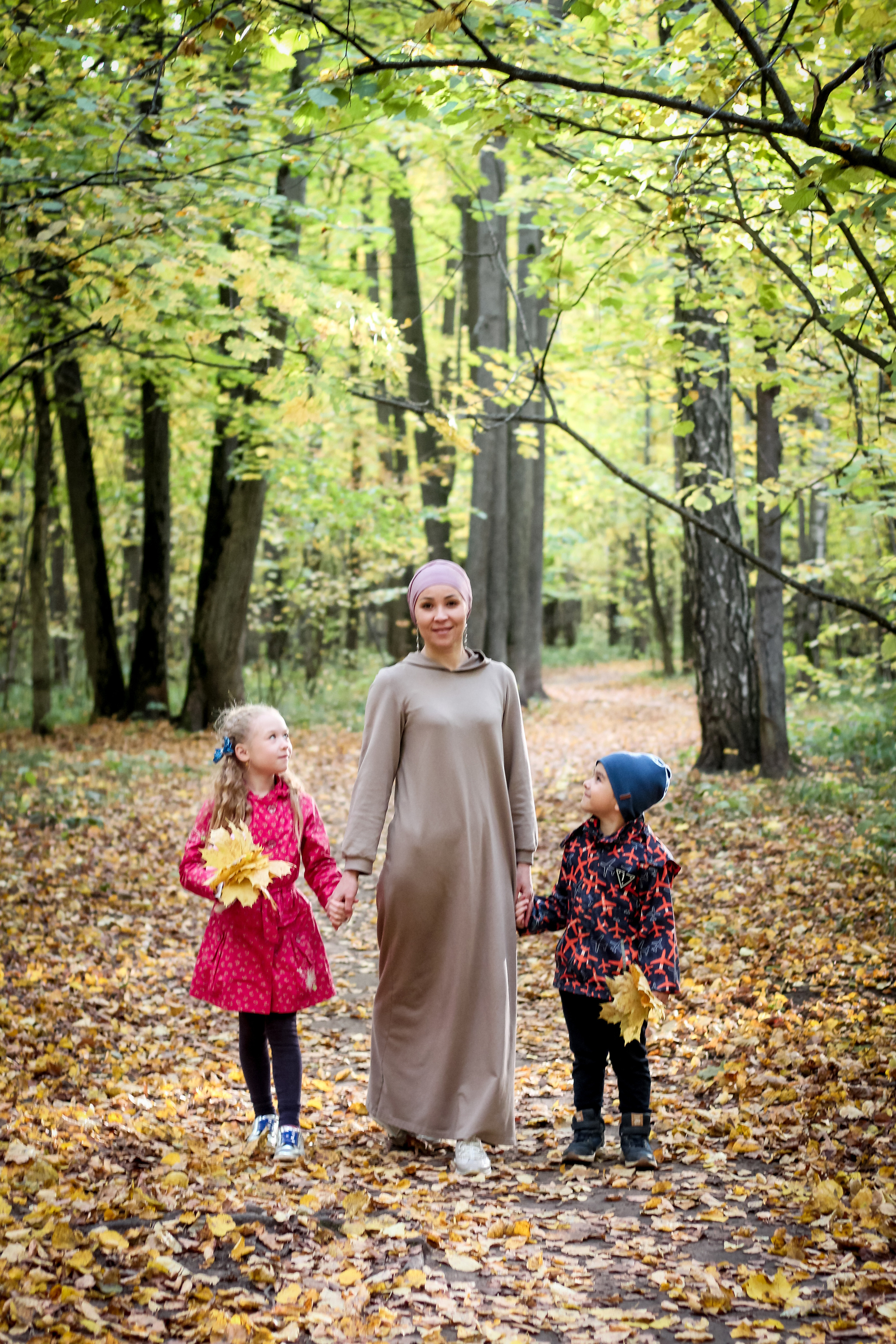 Нурия с семьей. Фотограф Сарбиназ Мустафина в Казани