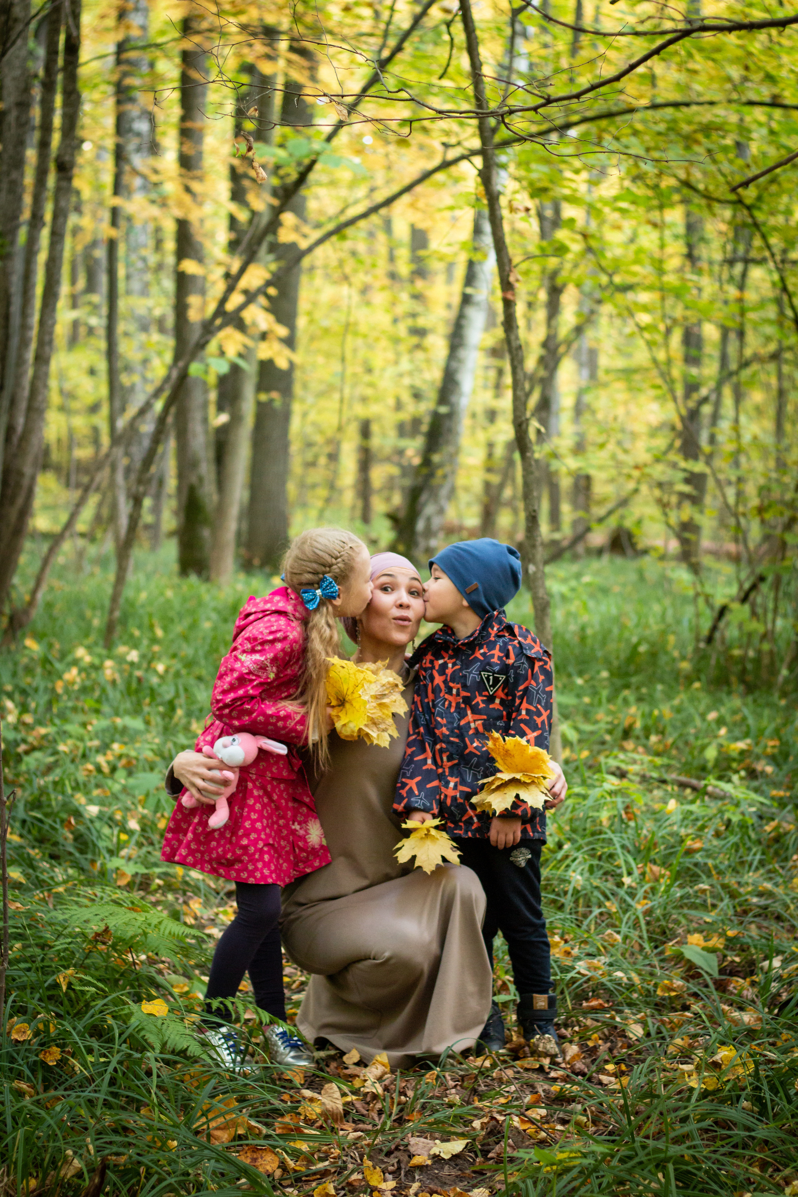 Нурия с семьей. Фотограф Сарбиназ Мустафина в Казани