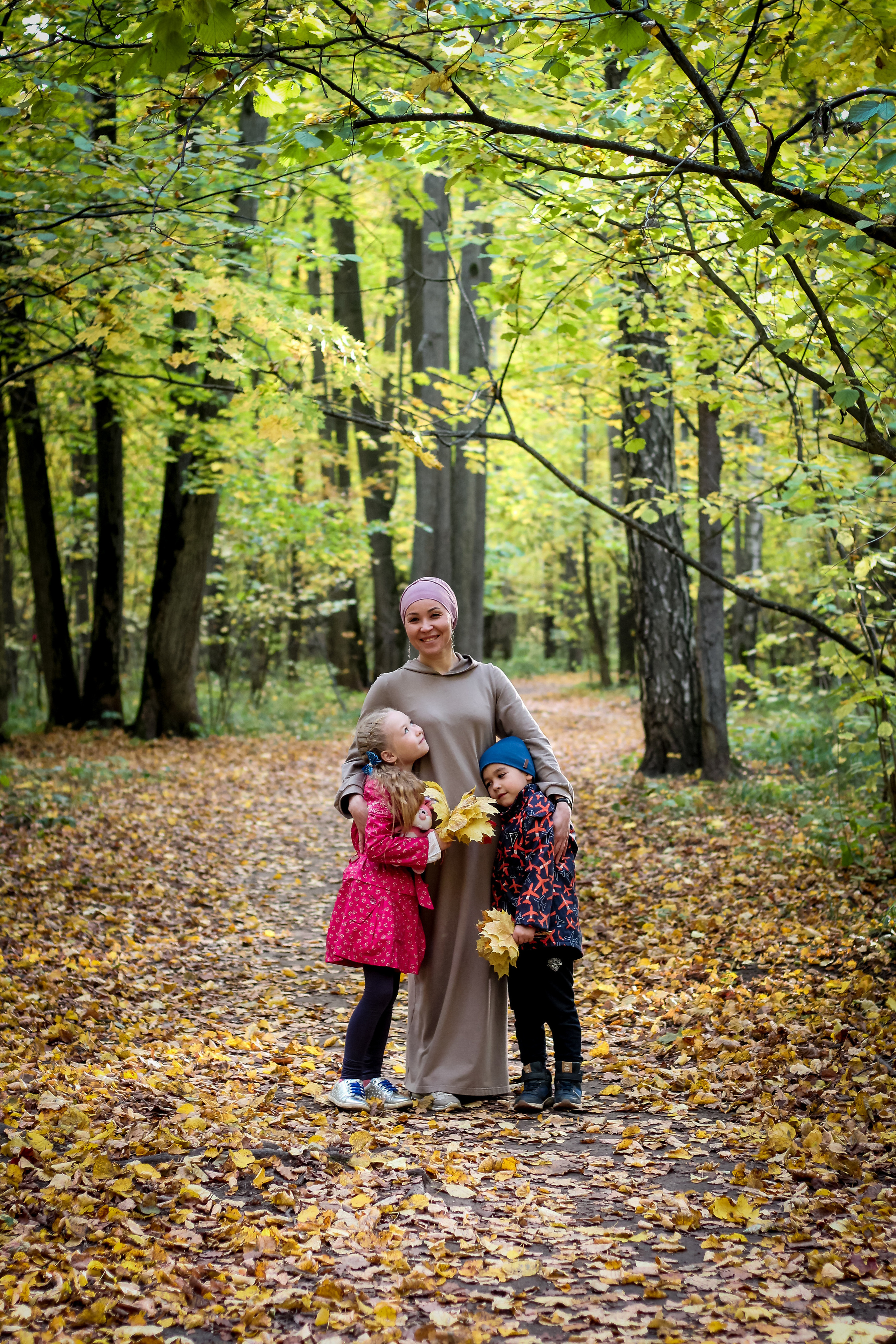 Нурия с семьей. Фотограф Сарбиназ Мустафина в Казани