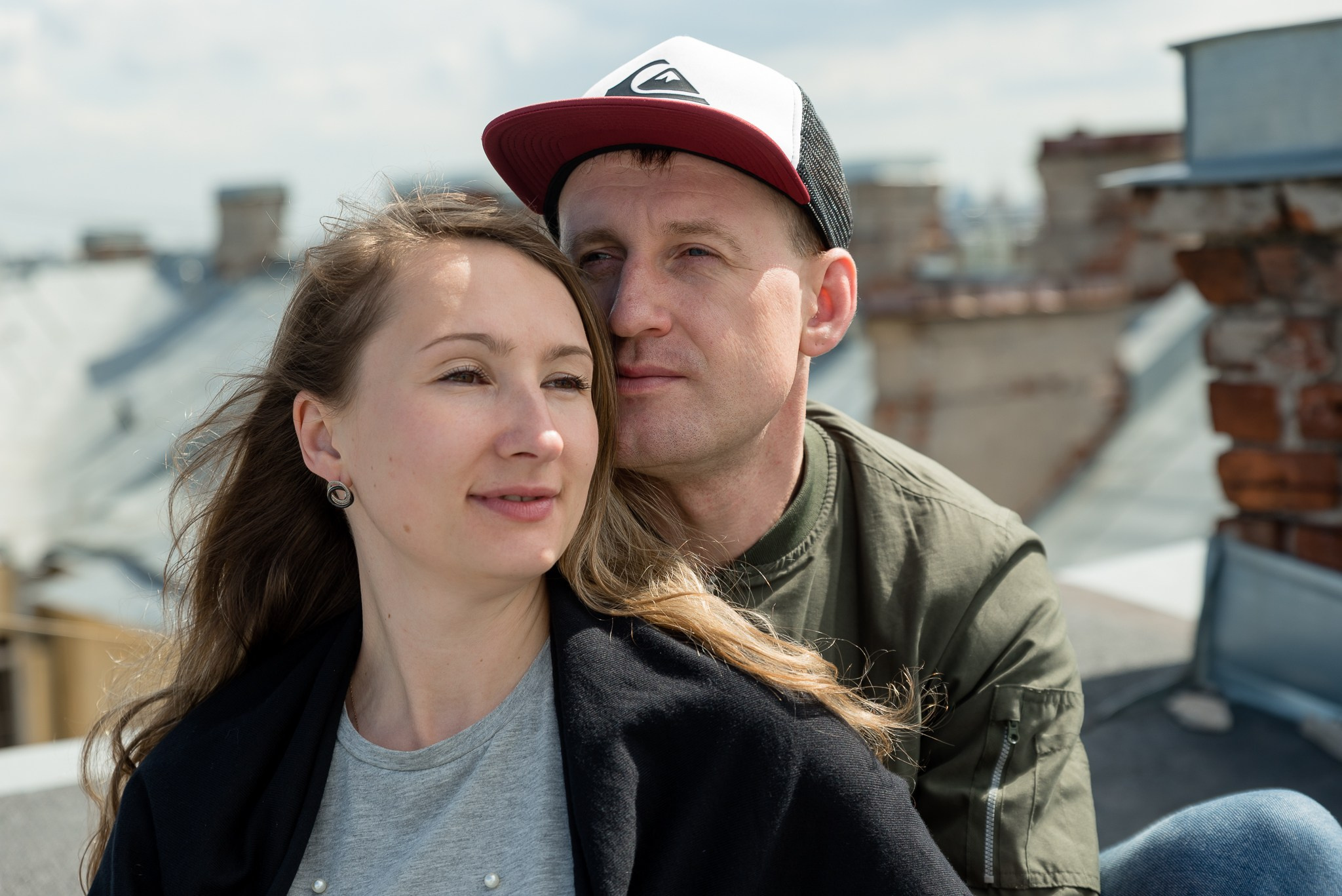 Крыша у Исаакиевского собора. Свадебный и семейный фотограф из Санкт-Петербурга Климов Анатолий