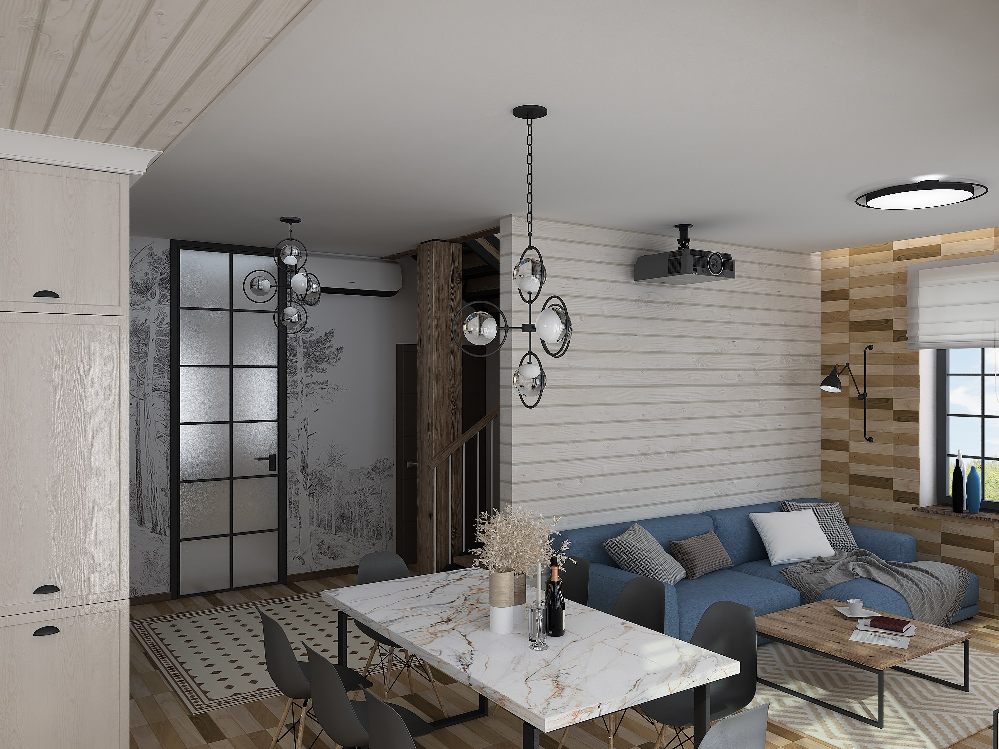 Дом в Линтулово. Дизайнер в Санкт-Петербурге Дмитрий Цыбулько