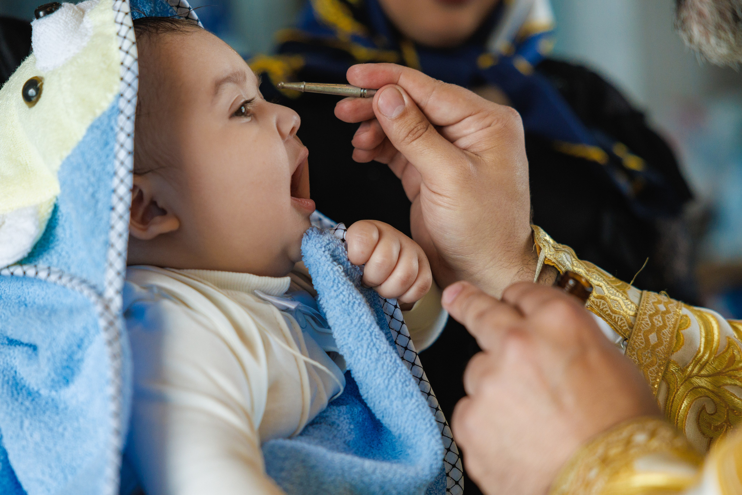 Крещение Михаила. Фотограф в Санкт-Петербурге Козырь Олеся