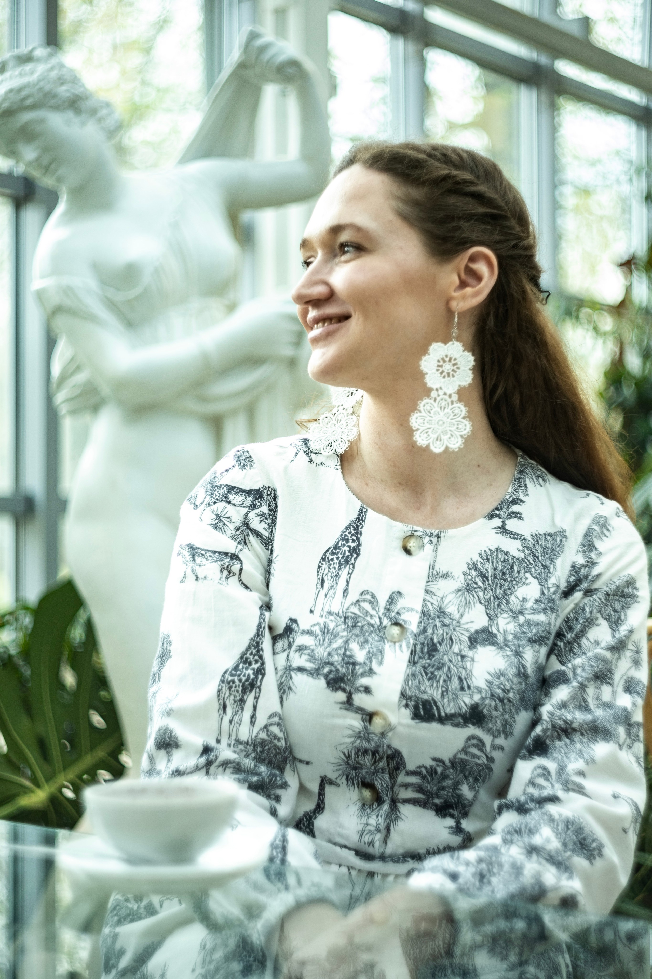 Сад усадьбы Г. Р. Державина (2025). Драчёва Елена портретный фотограф Санкт-Петербург