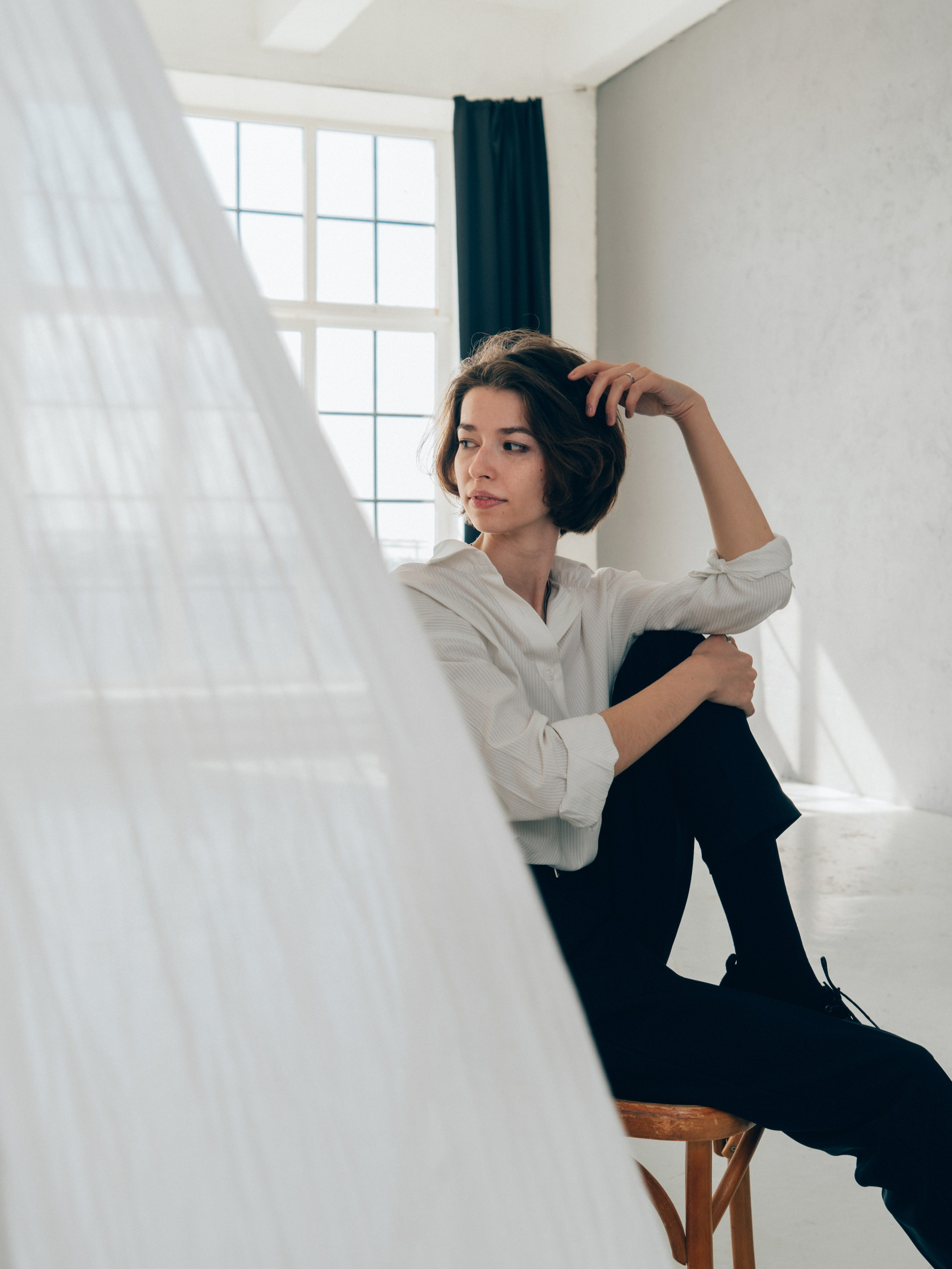 Портретная фотосессия для Полины в фотостудии. Светлана Гопанюк. Портретный фотограф. Санкт-Петербург. СПб