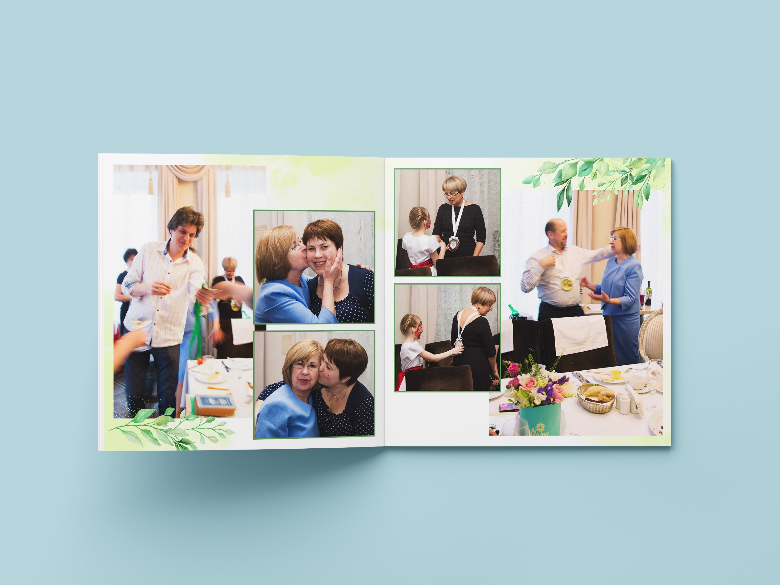 Юбилейный альбом. Дизайн Листья. Ольга Чёкотова (Фотограф Кострома)