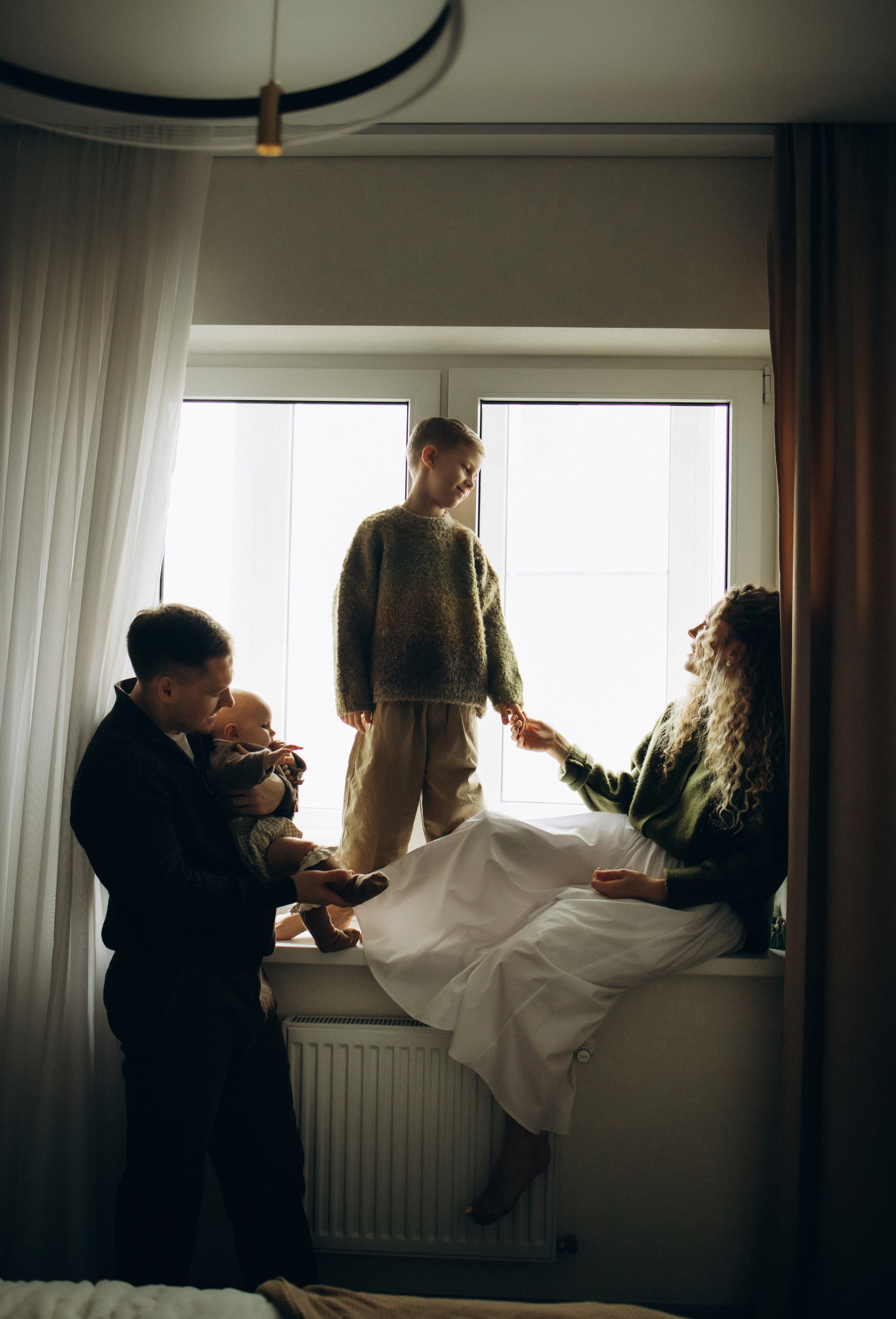 Домашняя съемка Света, Коля, Максим и Варя. Семейный фотограф в Ростове-на-Дону Мария Ожогина