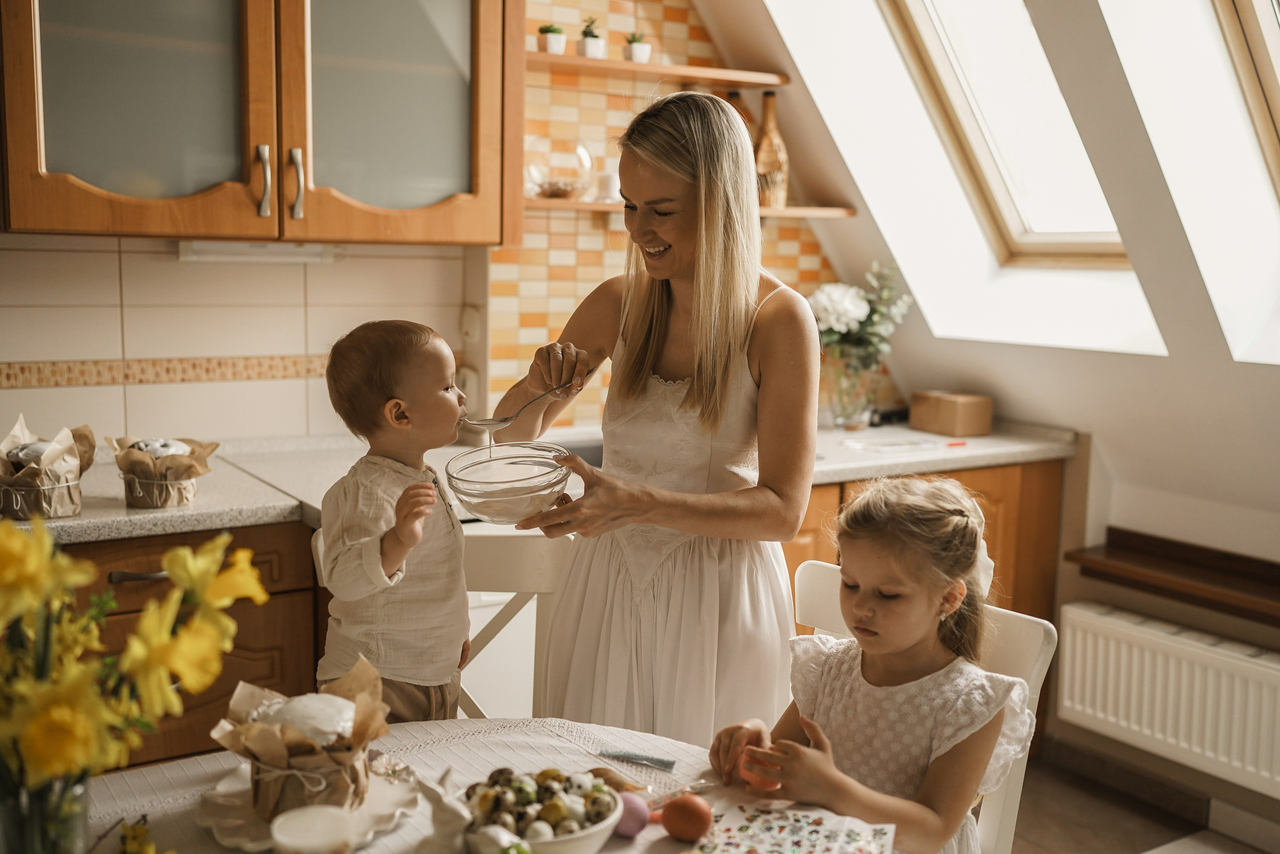 «Накануне Светлой Пасхи». Фотограф материнства Лена Олюнина Фотограф Калининград