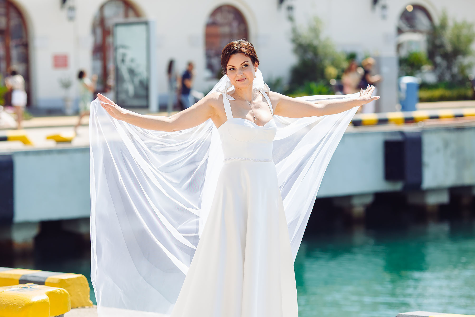 Свадебная прогулка в Сочи. Свадебный фотограф Краснодар, Сочи, Геленджик, Анапа, Ростов