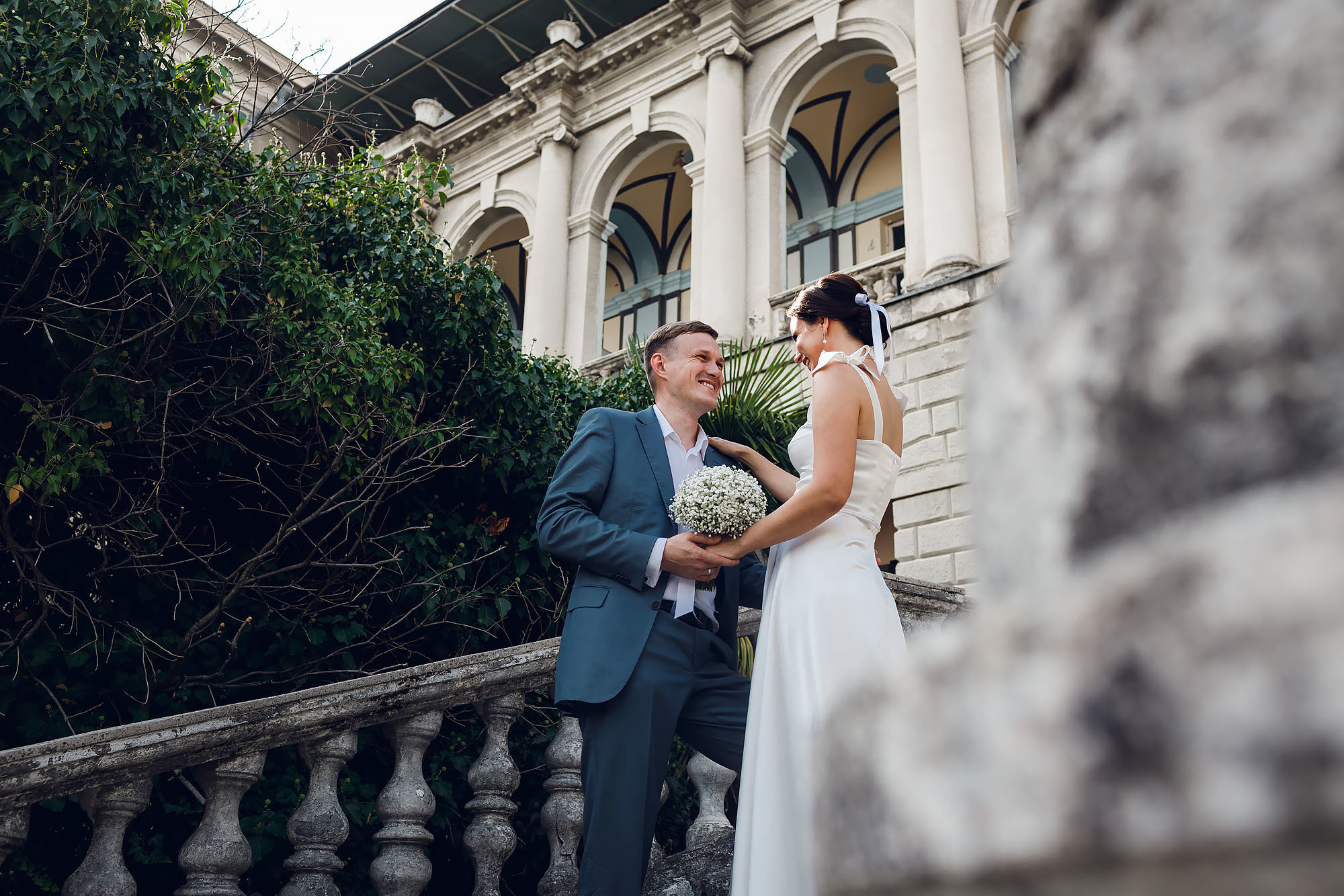 Свадебная прогулка в Сочи. Свадебный фотограф Краснодар, Сочи, Геленджик, Анапа, Ростов