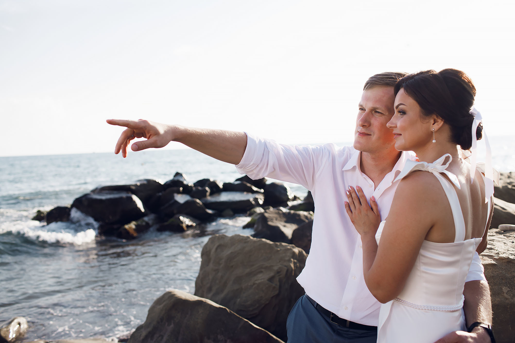 Свадебная прогулка в Сочи. Свадебный фотограф Краснодар, Сочи, Геленджик, Анапа, Ростов