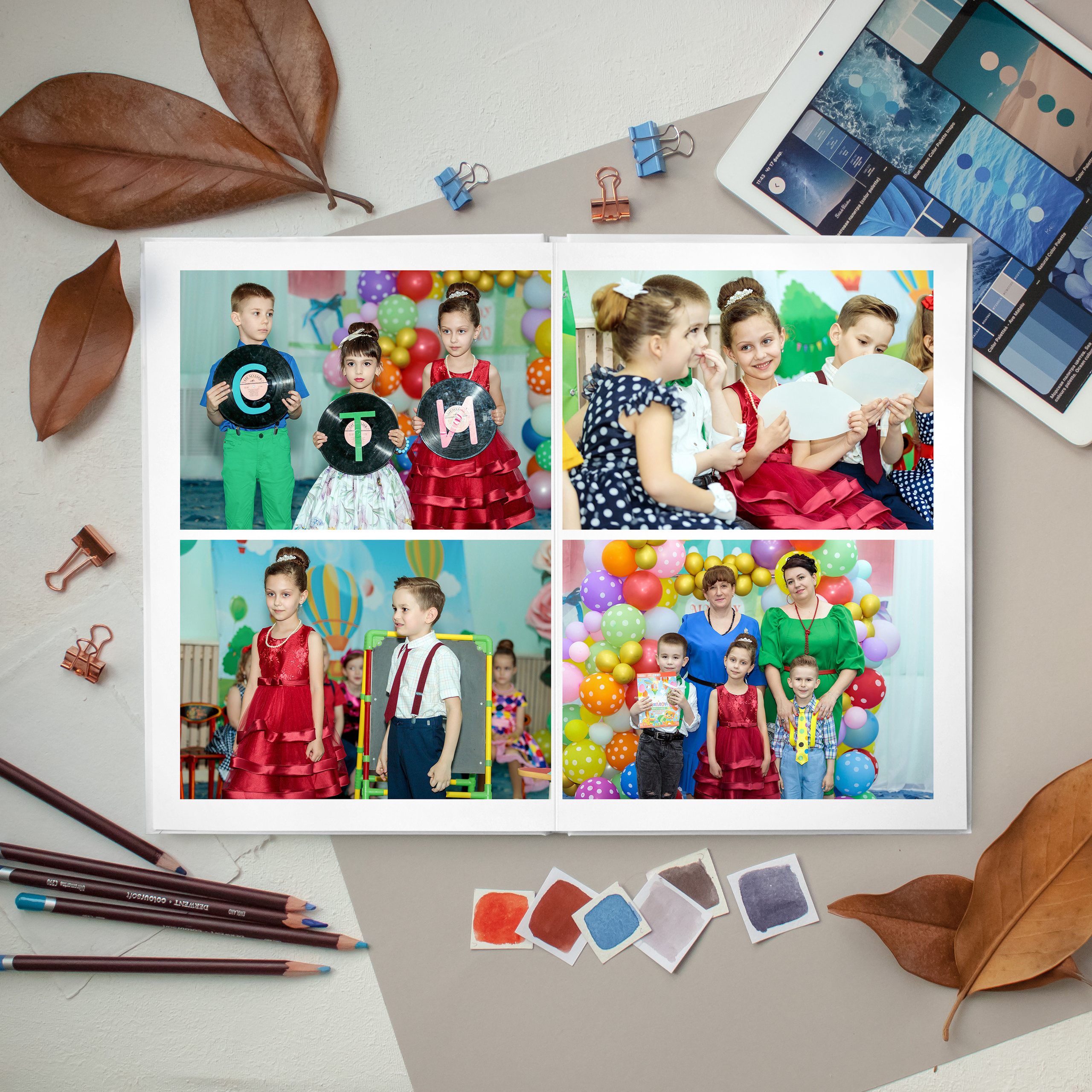 Альбом Ячейки серый. Снежана Горлова. Фотограф выпускных альбомов Краснодар, Ростов-на-Дону