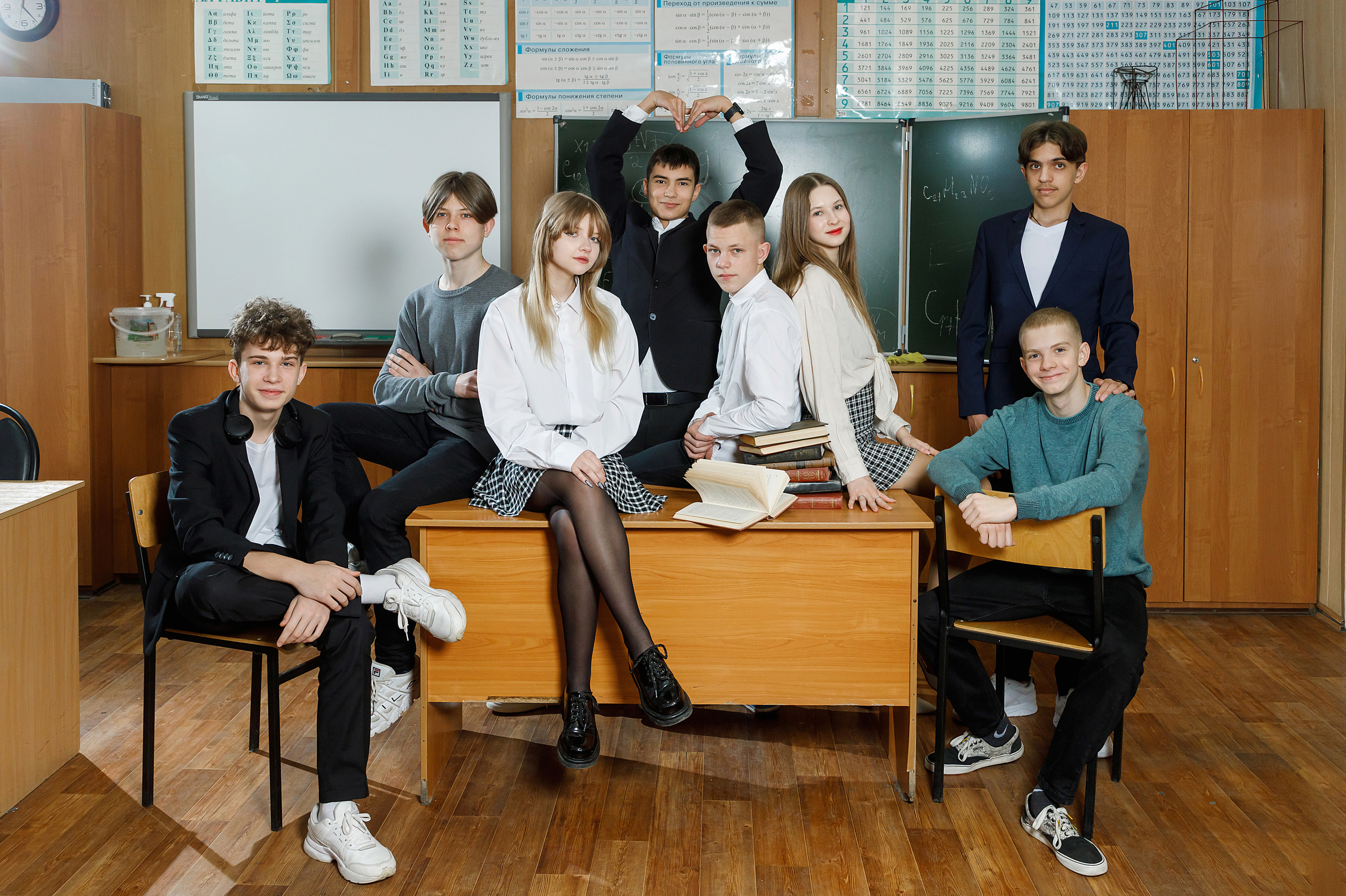 Групповые в школе. Снежана Горлова. Фотограф выпускных альбомов Краснодар, Ростов-на-Дону