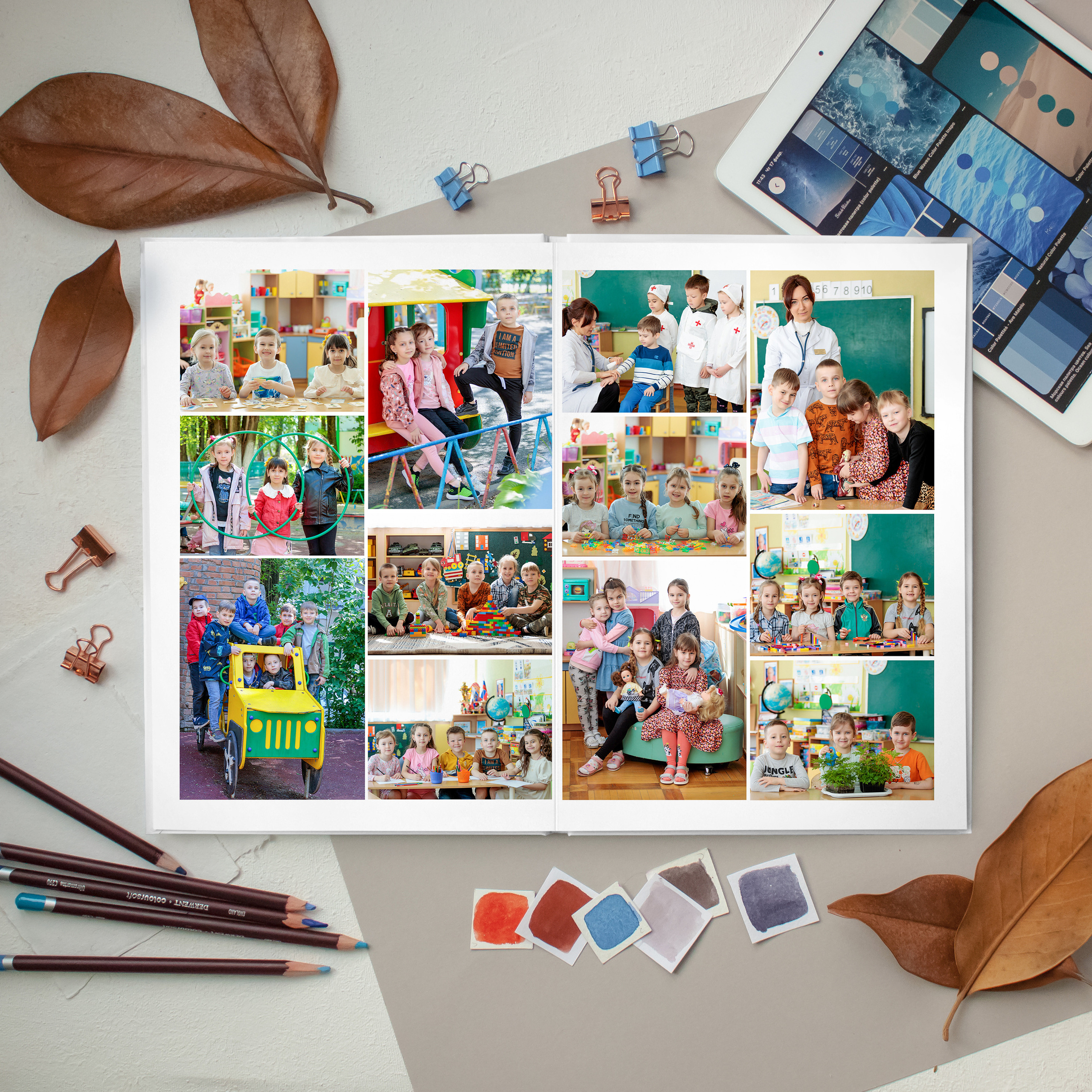 Альбом Ячейки серый. Снежана Горлова. Фотограф выпускных альбомов Краснодар, Ростов-на-Дону