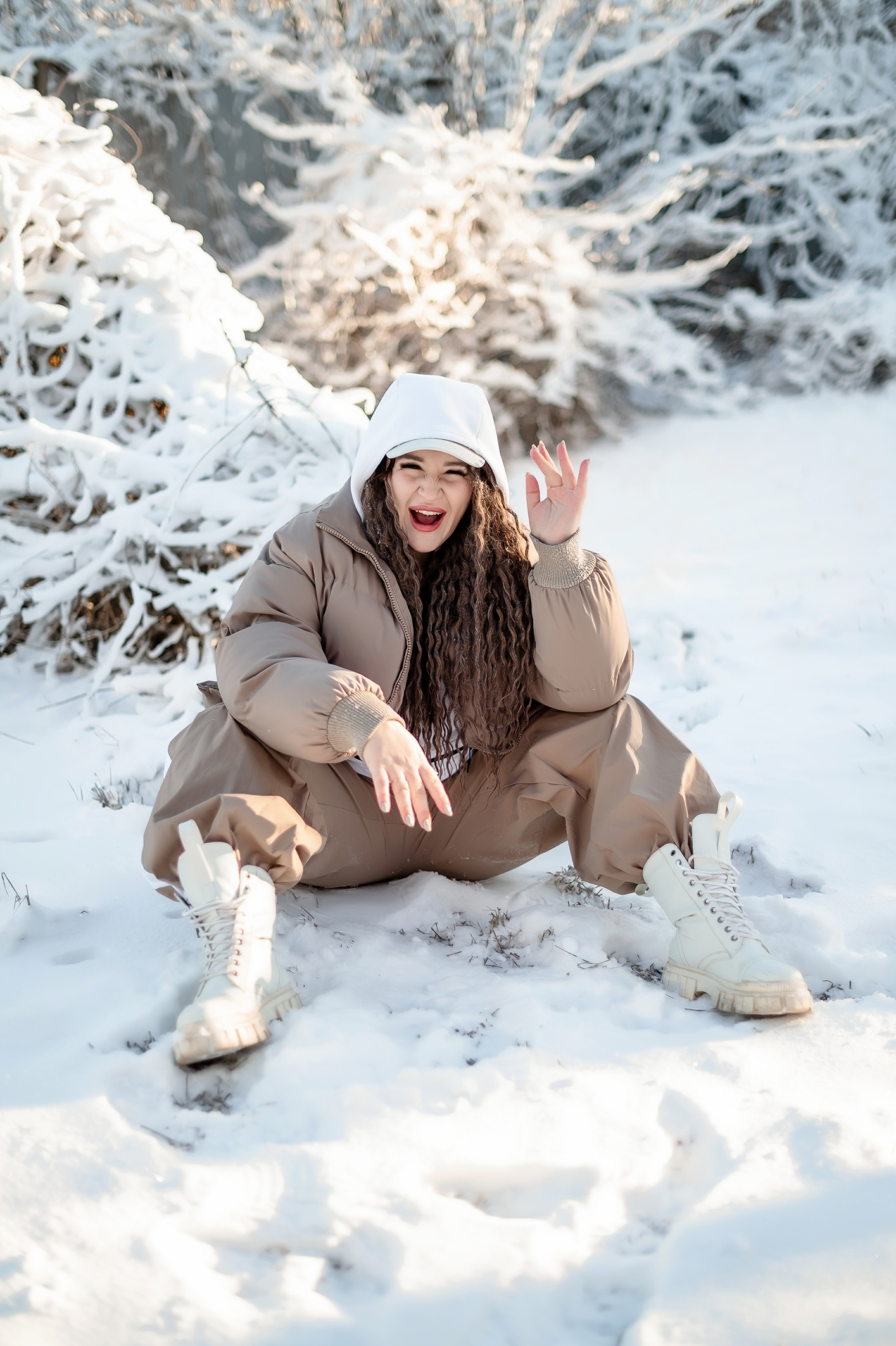 Мария. Зима. Солнечная история. Фотограф Котова Валентина