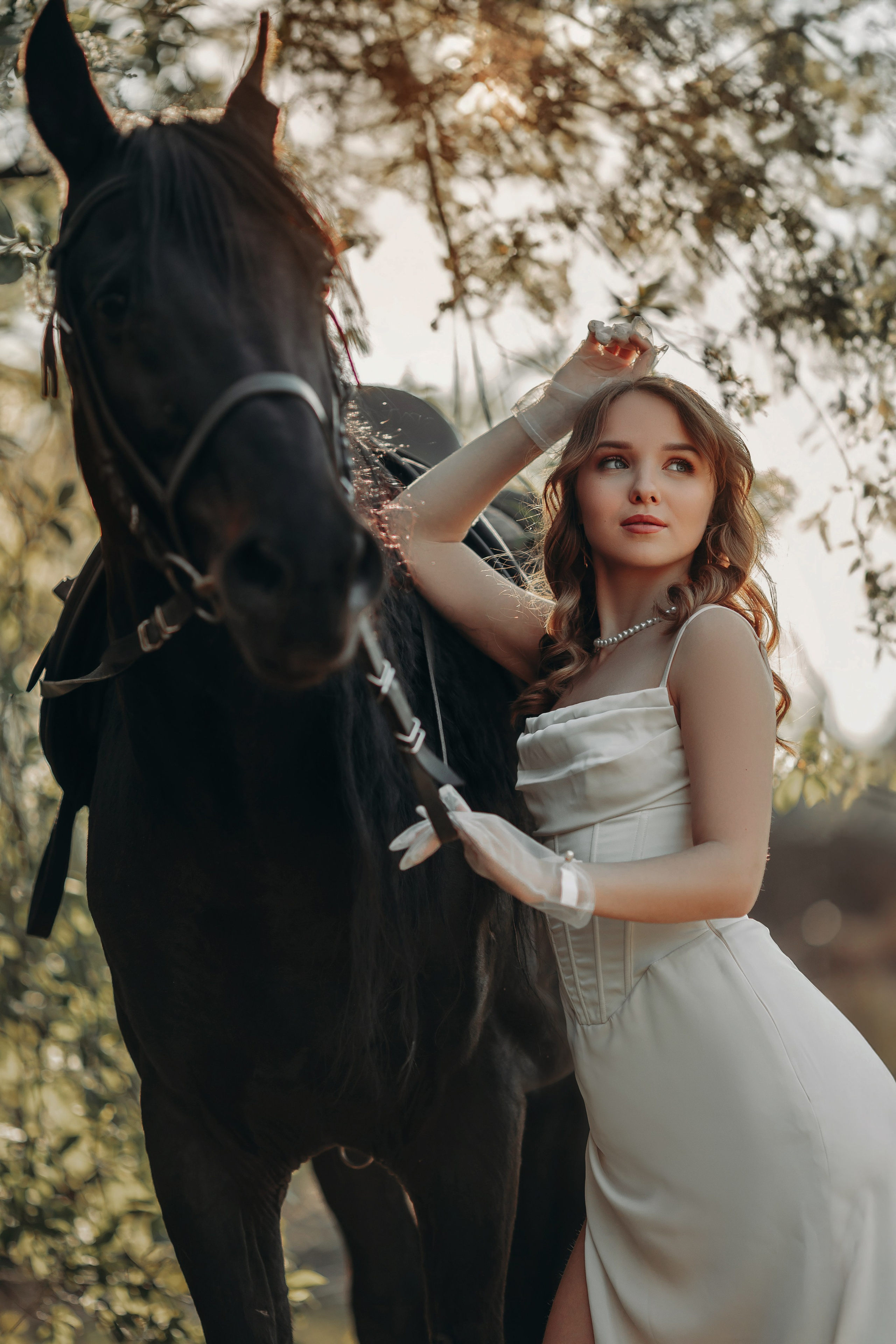 Дарья&Басмач. Анна Молчанова конный фотограф в Тюмени | фотосессии с лошадьми Тюмень