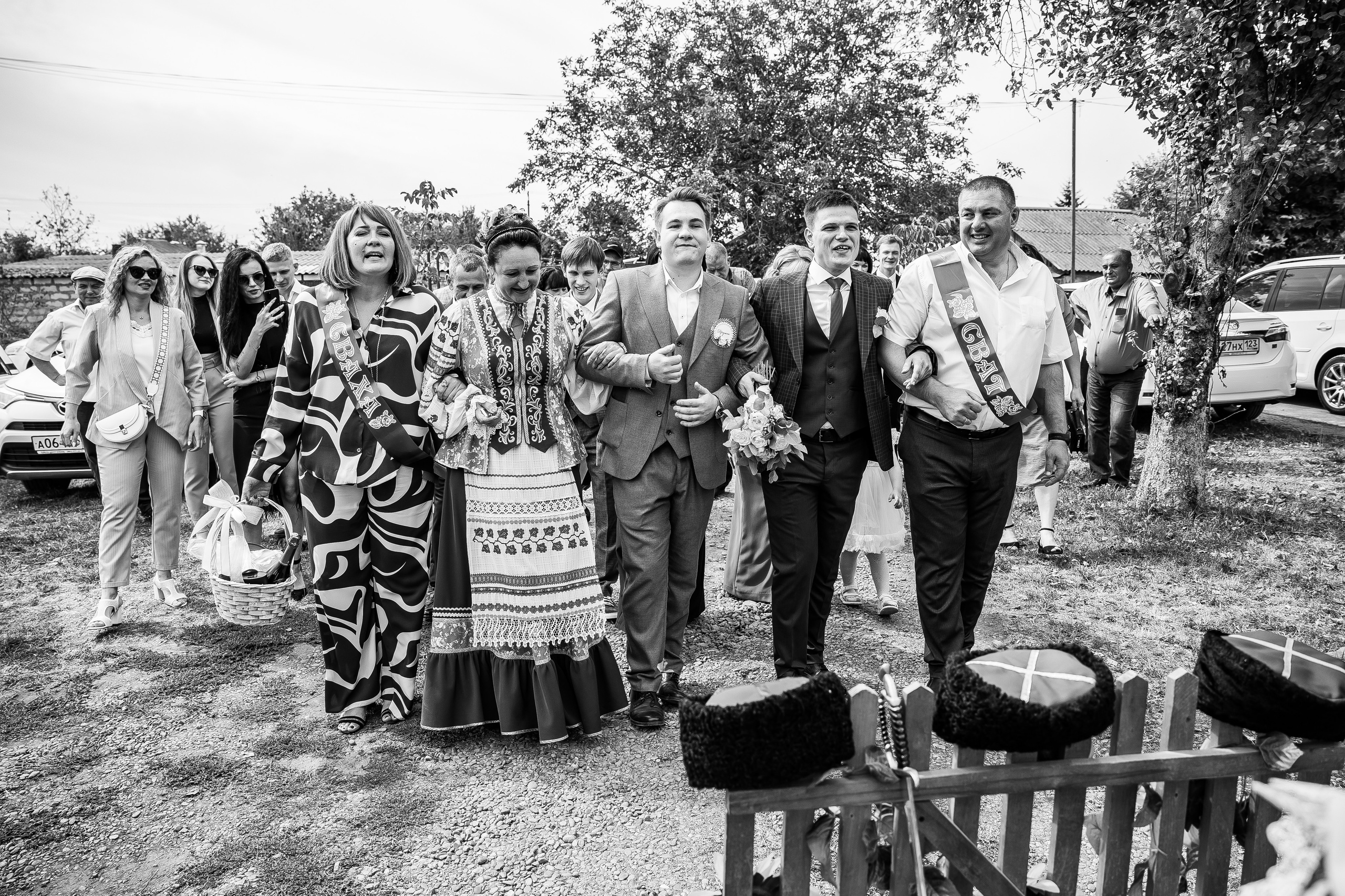 Кубанский выкуп ч/б. Фотограф Ирина Левшина