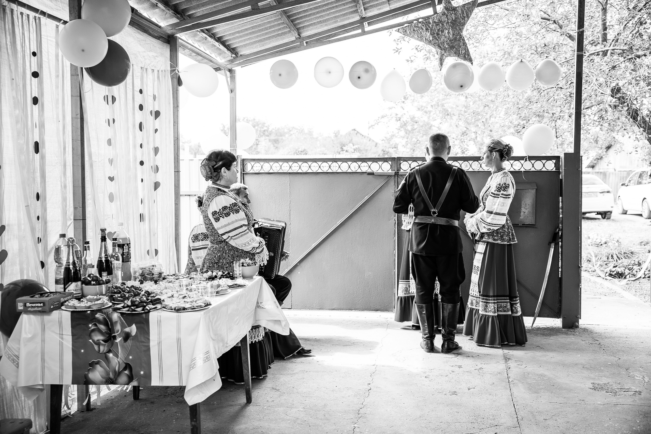 Кубанский выкуп ч/б. Фотограф Ирина Левшина