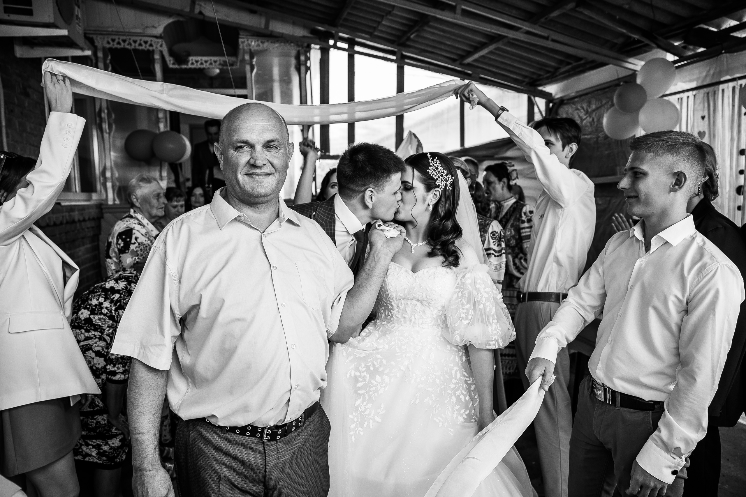 Кубанский выкуп ч/б. Фотограф Ирина Левшина