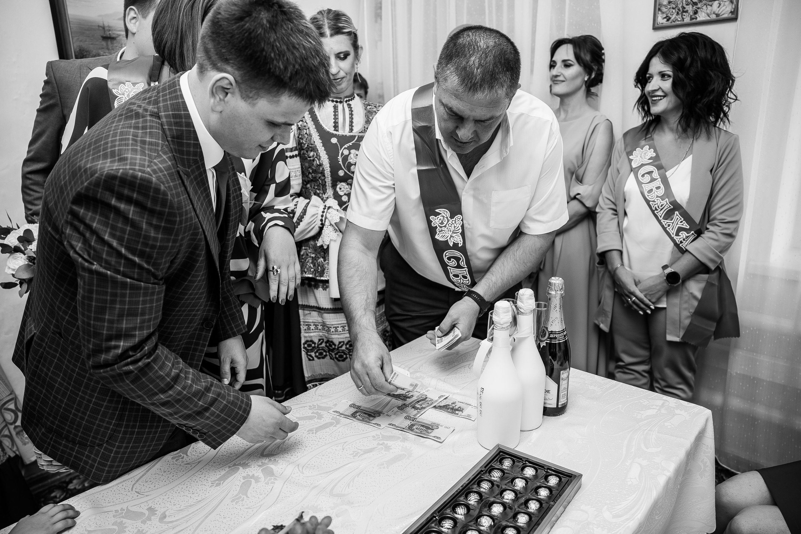 Кубанский выкуп ч/б. Фотограф Ирина Левшина