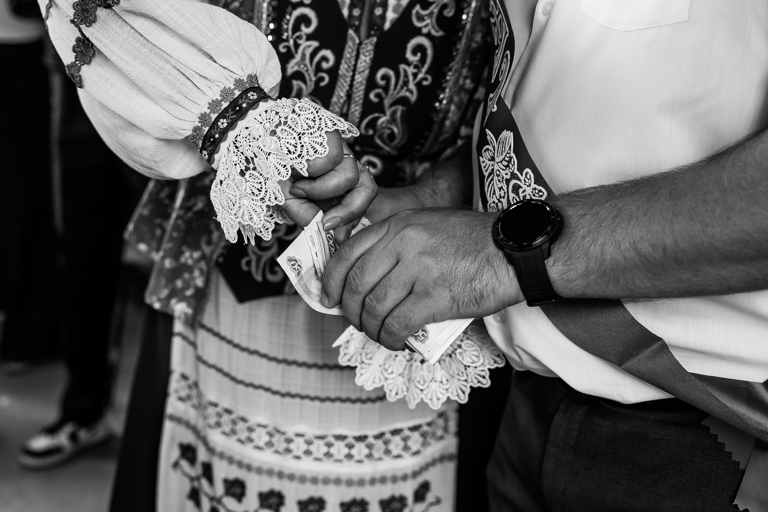 Кубанский выкуп ч/б. Фотограф Ирина Левшина