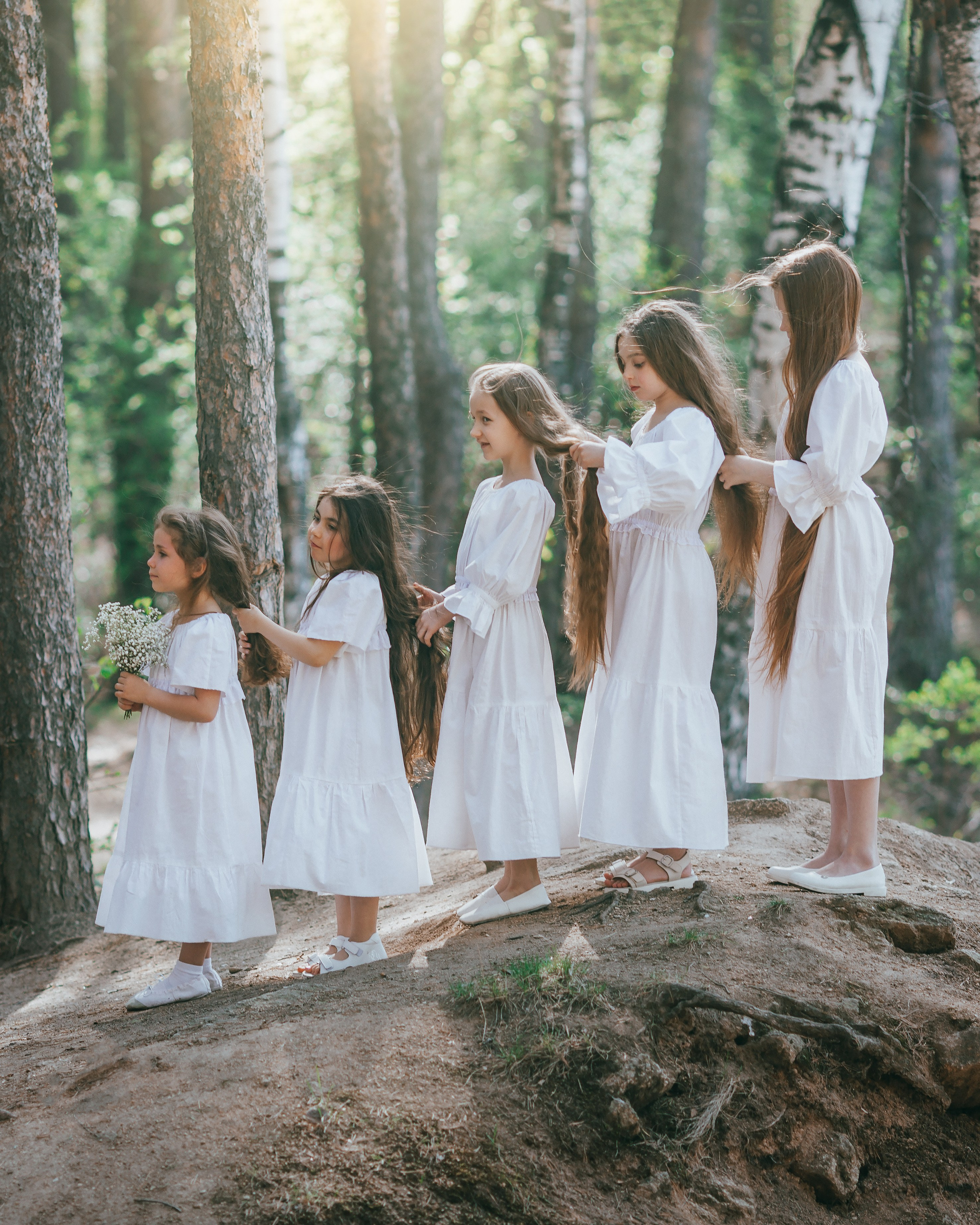 Уральская Краса — Длинная коса 2023. Семейный и детский фотограф в Екатеринбурге Каликова Елена