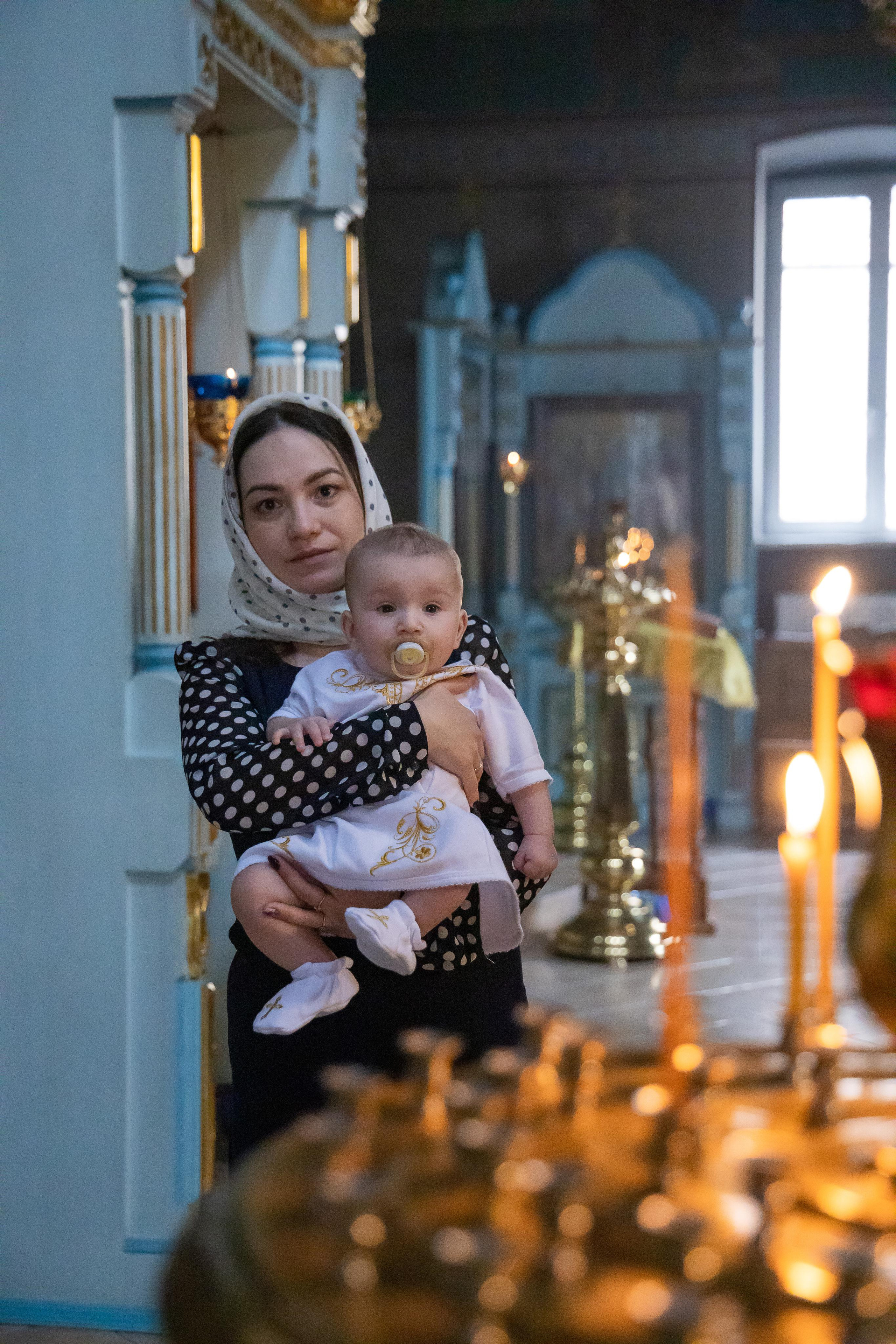 Крестины. Семейный и детский фотограф в городе Подолск МО Крылова Ирина